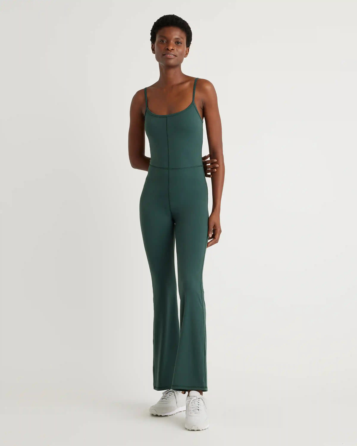 Ultra-Form Kick Flare Jumpsuit