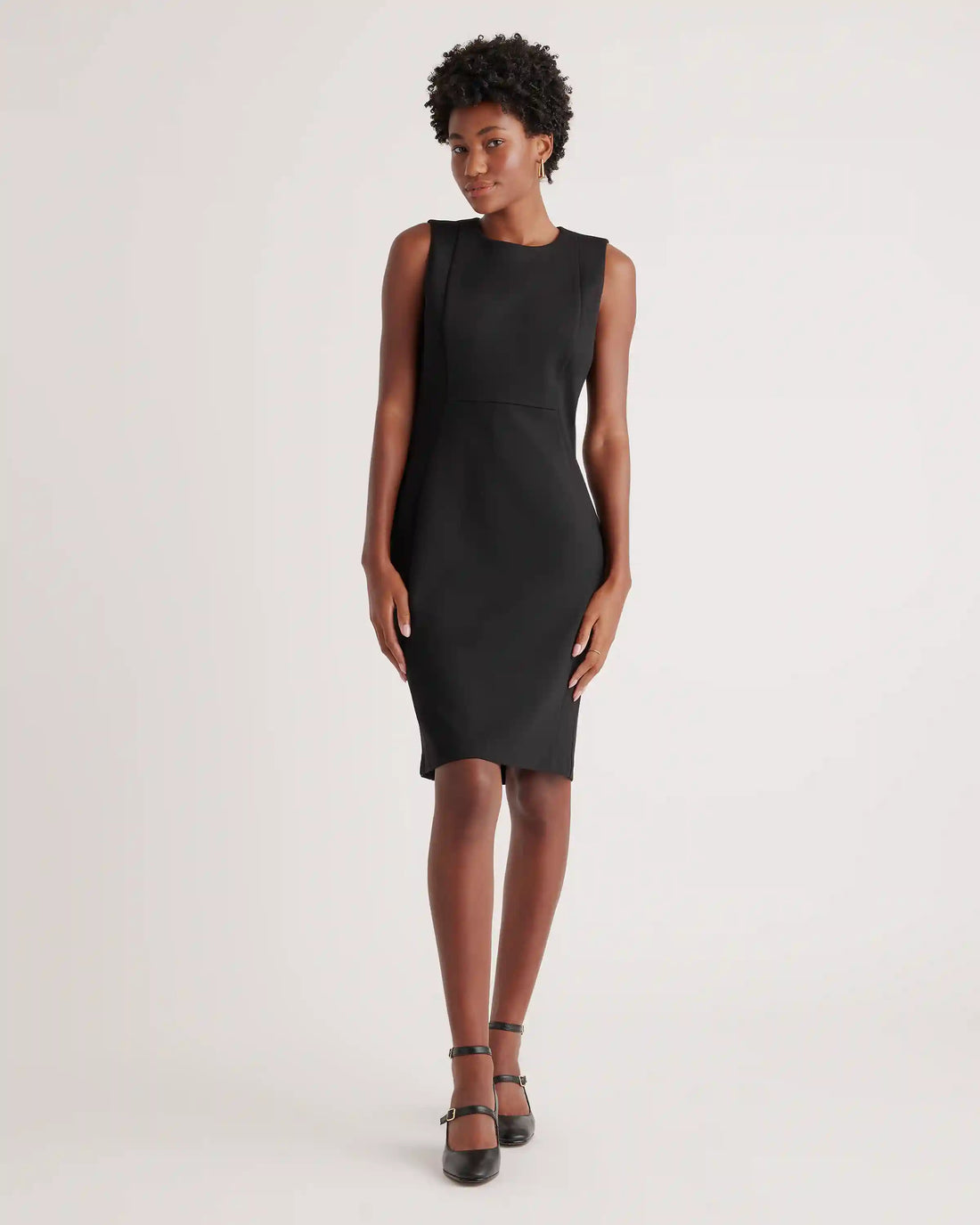 Ultra-Stretch Ponte Sleeveless Dress