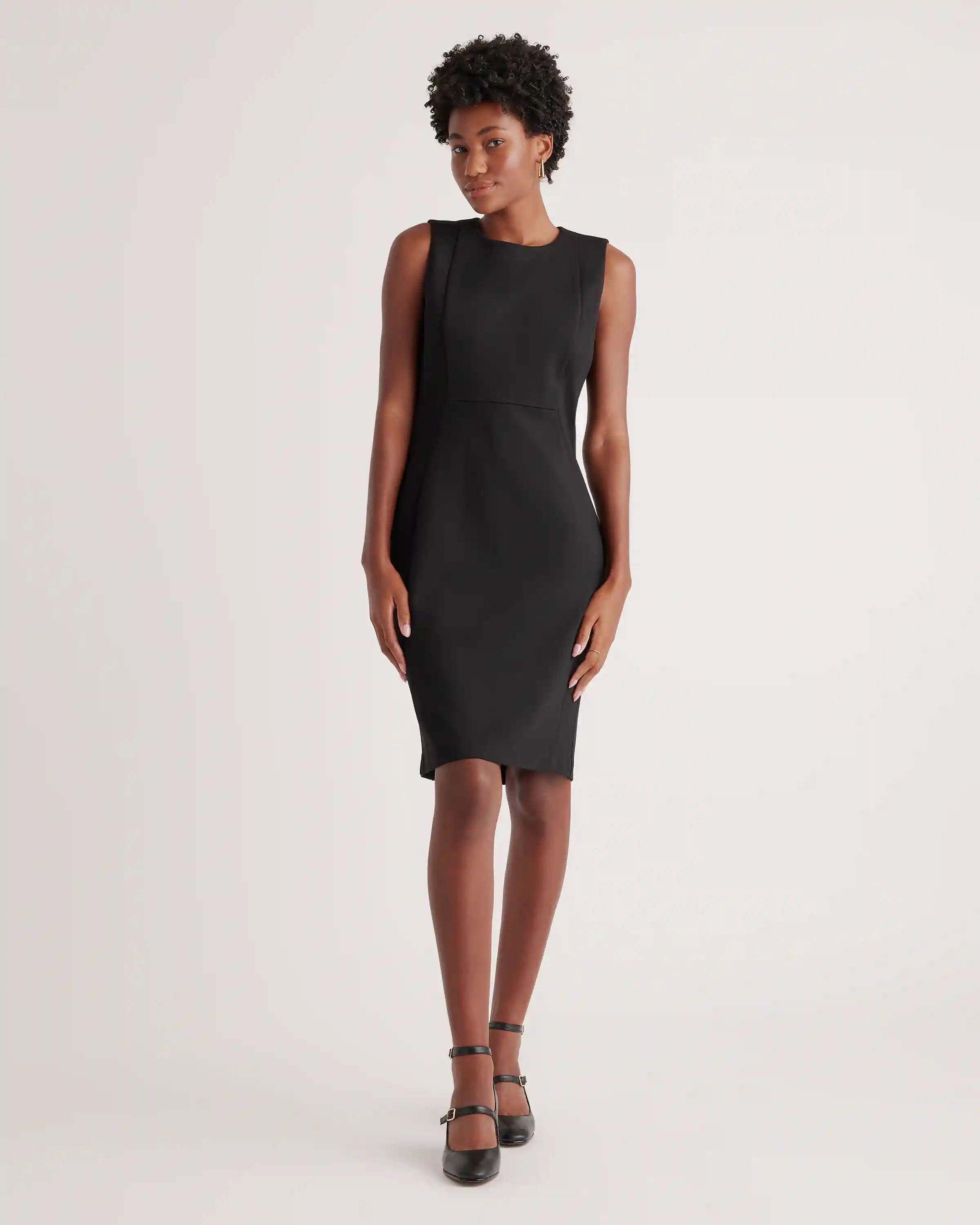 Ultra-Stretch Ponte Sleeveless Dress