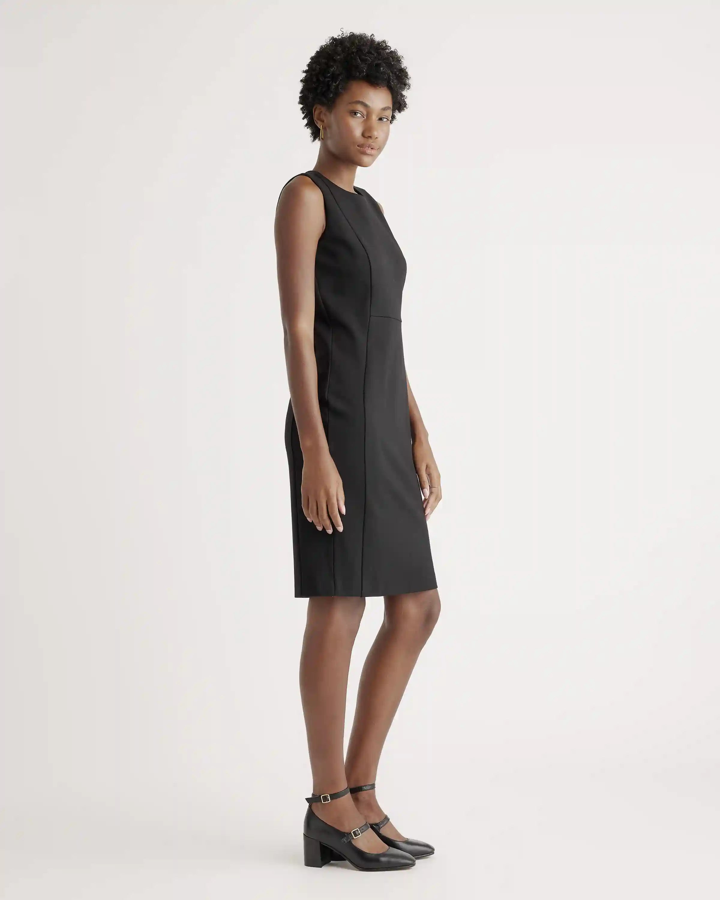 Ultra-Stretch Ponte Sleeveless Dress