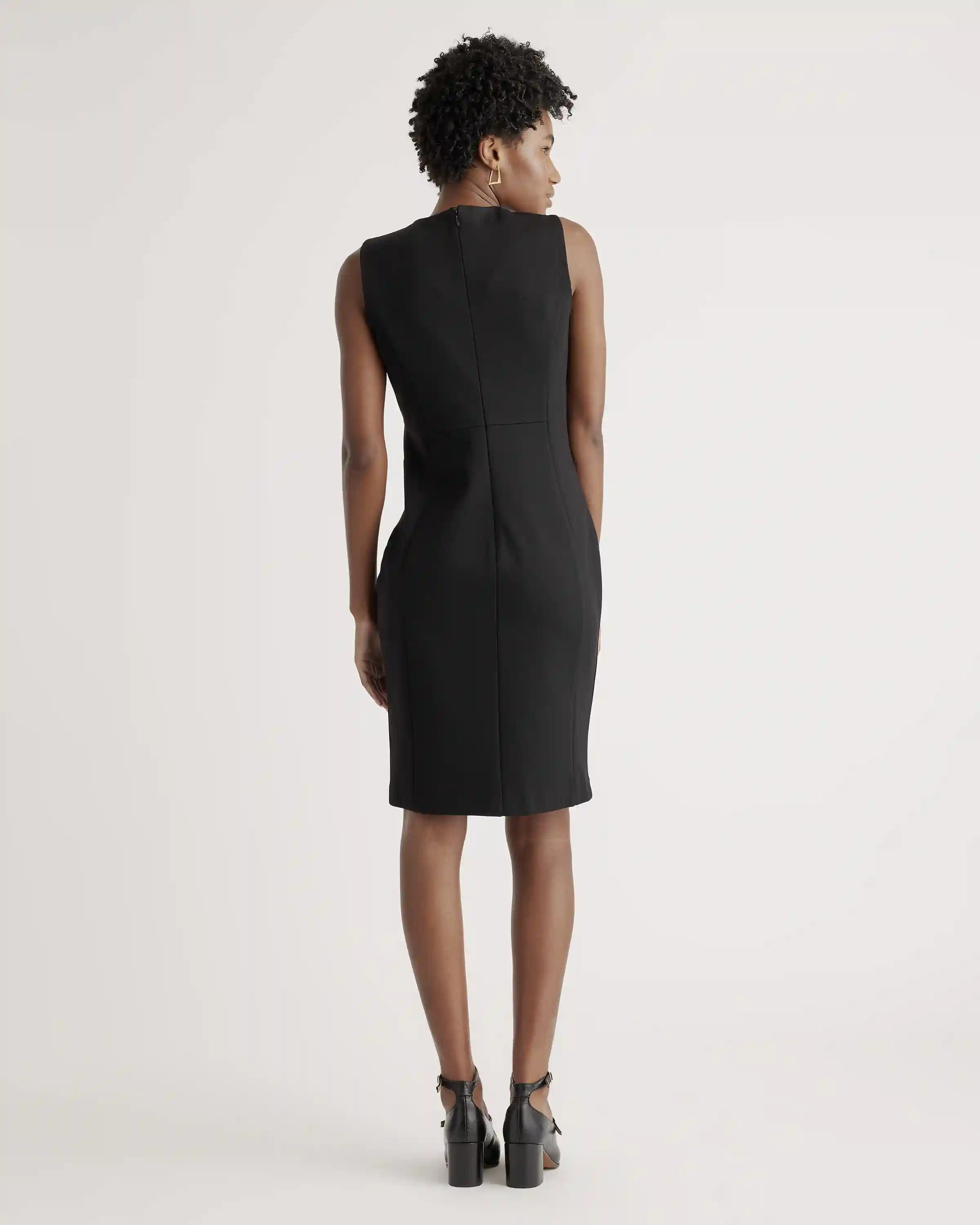 Ultra-Stretch Ponte Sleeveless Dress