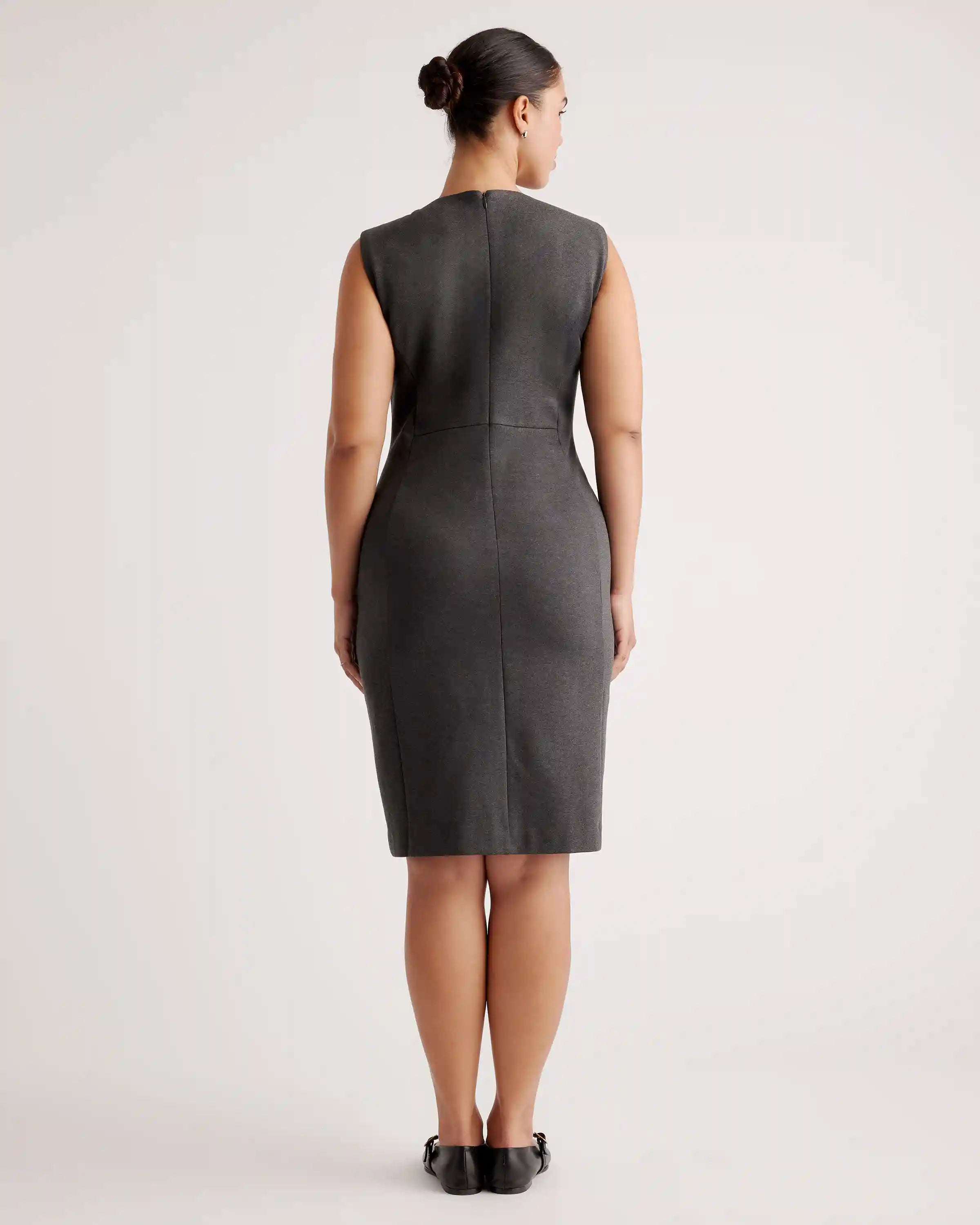Ultra-Stretch Ponte Sleeveless Dress