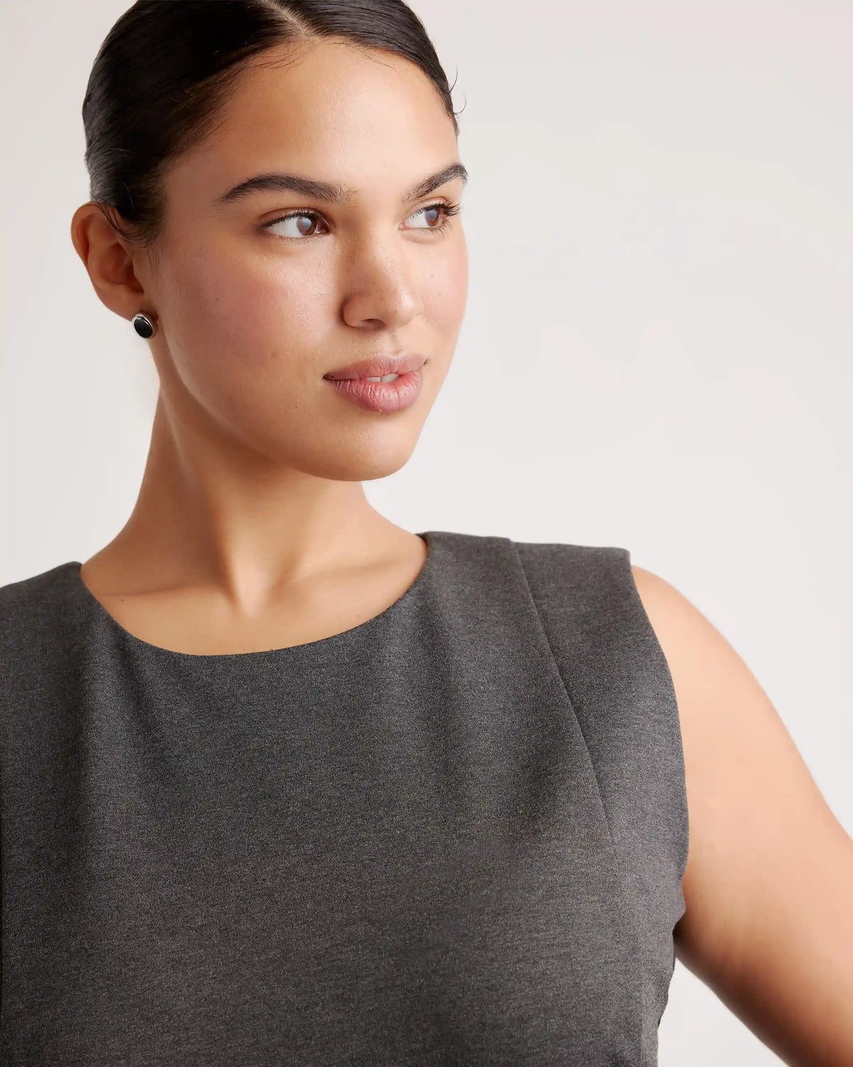 Ultra-Stretch Ponte Sleeveless Dress