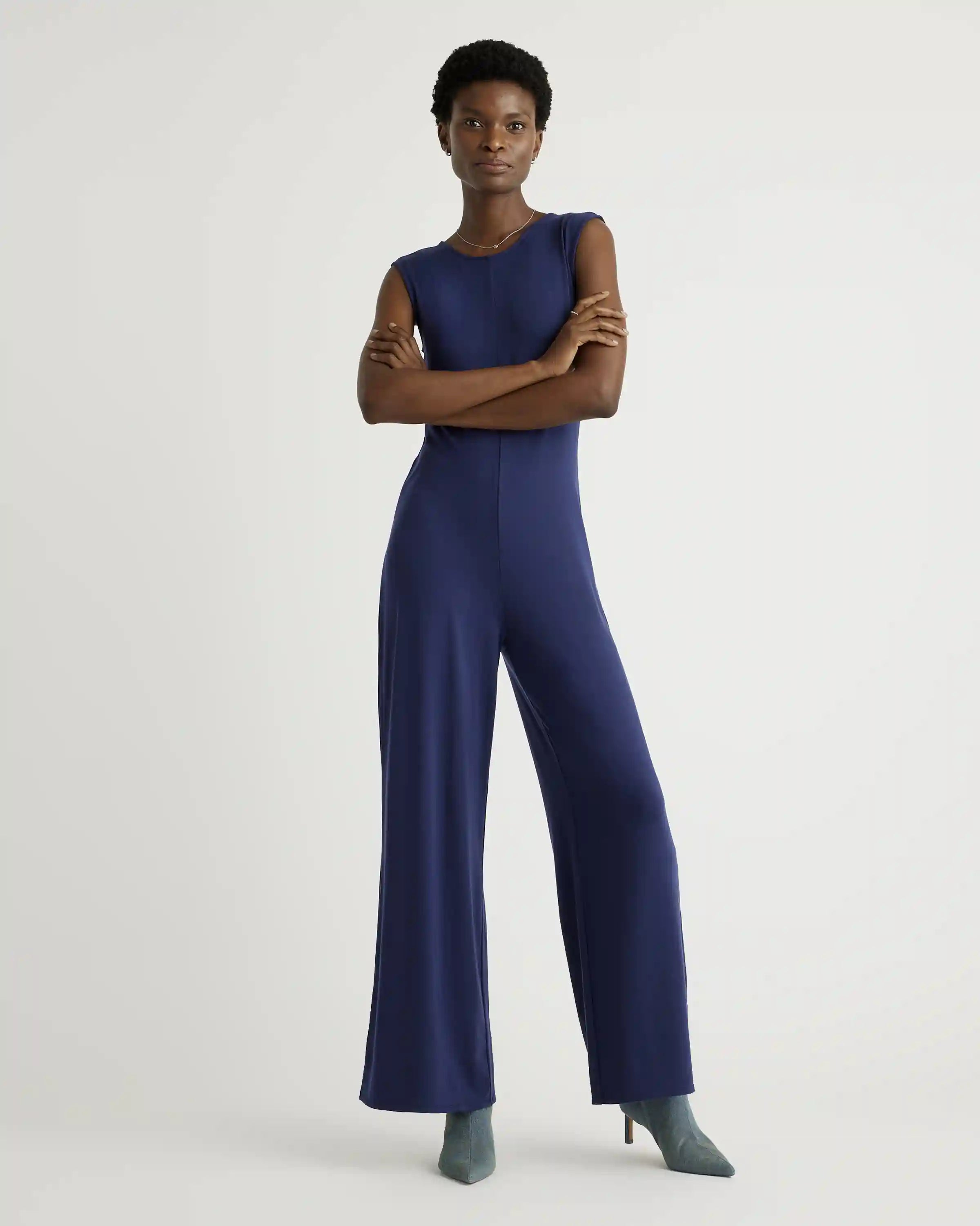 Tencel Jersey Tank Jumpsuit