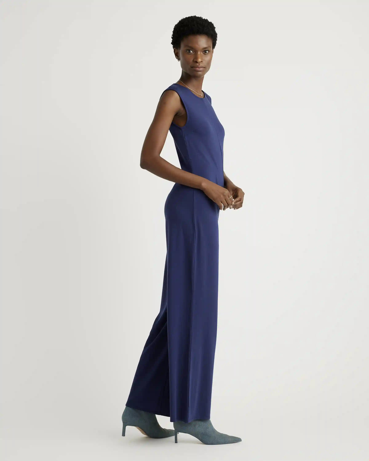 Tencel Jersey Tank Jumpsuit
