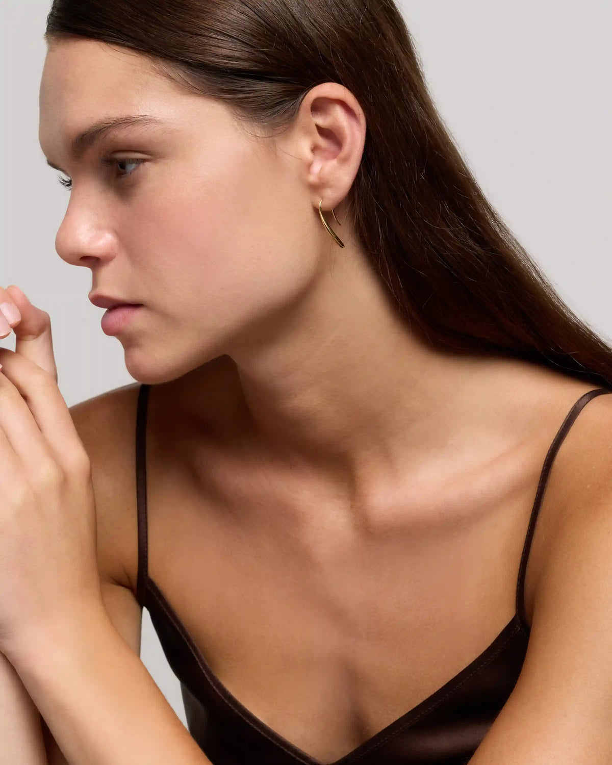 Threader Drop Earrings