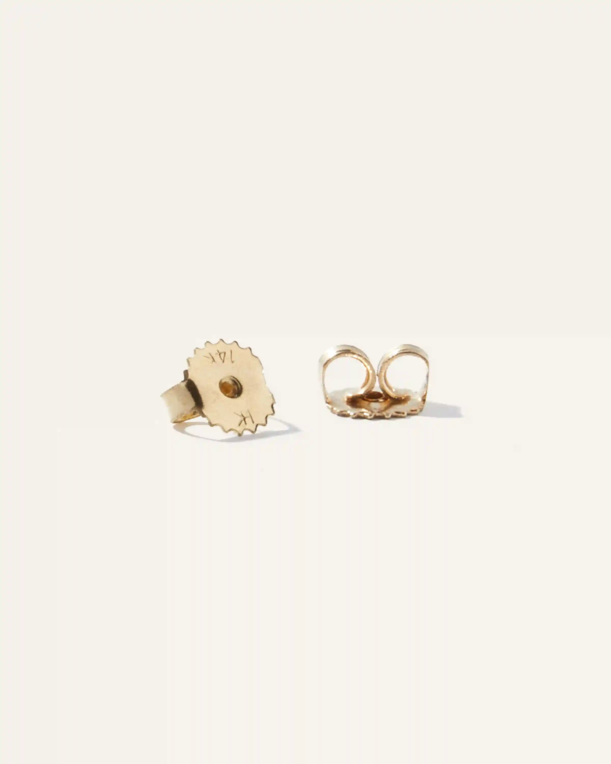 14K Gold Lab Grown Diamond Four-Prong Solitaire Studs - 2ctw