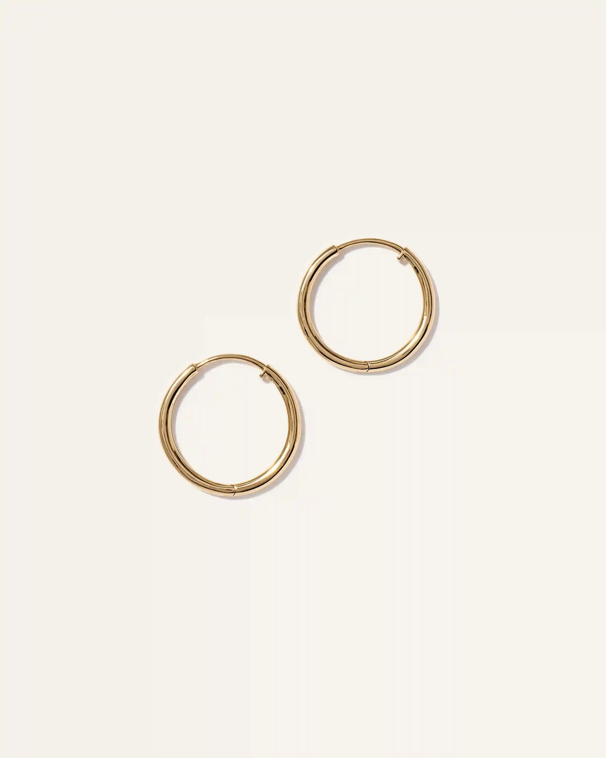 14K Gold Classic Hoops