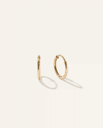 14K Gold Classic Hoops
