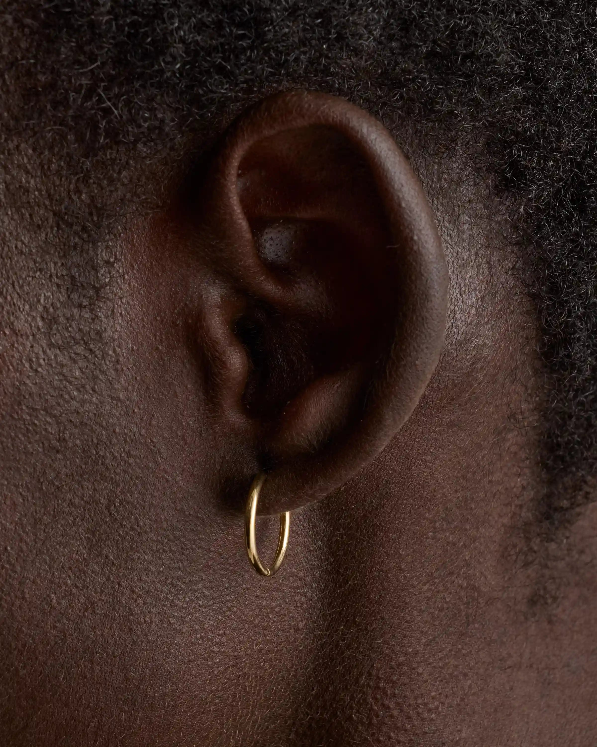 14K Gold Classic Hoops