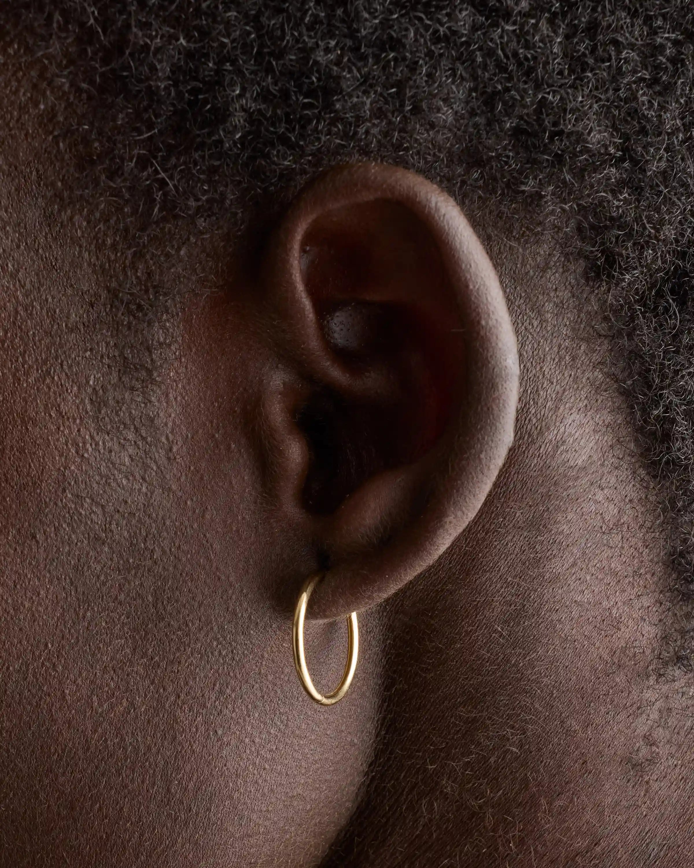 14K Gold Classic Hoops