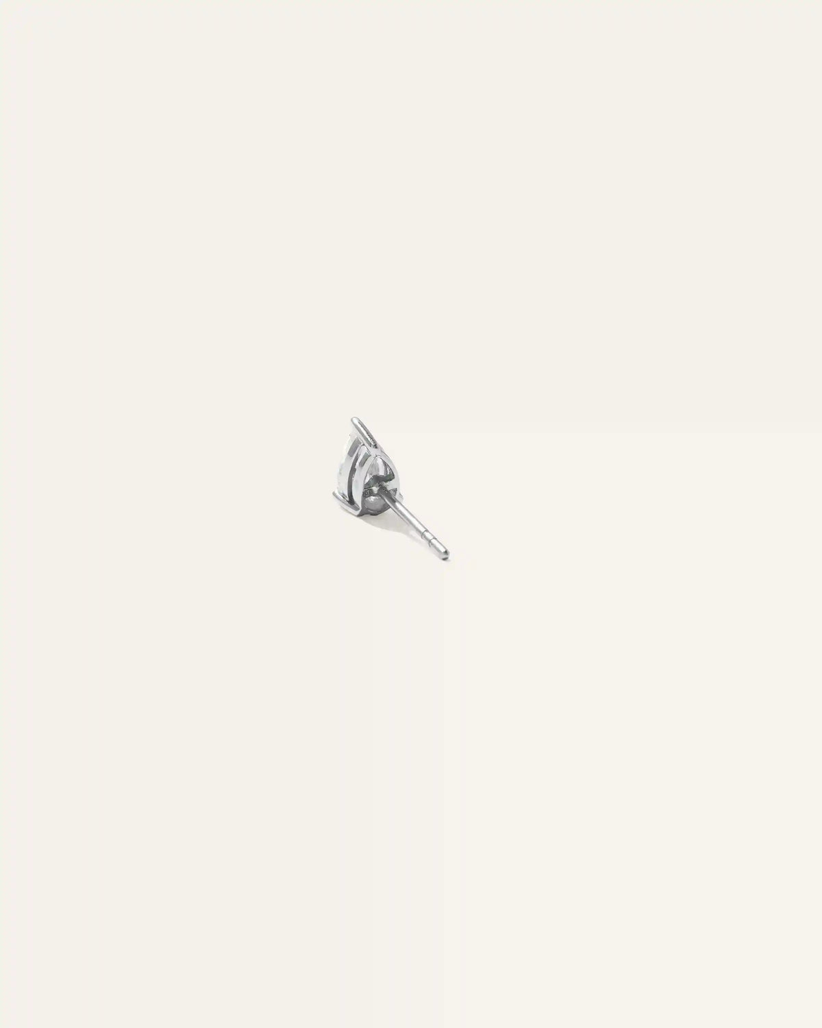 14k Gold Lab Grown Diamond Pear Solitaire Studs - 2ctw