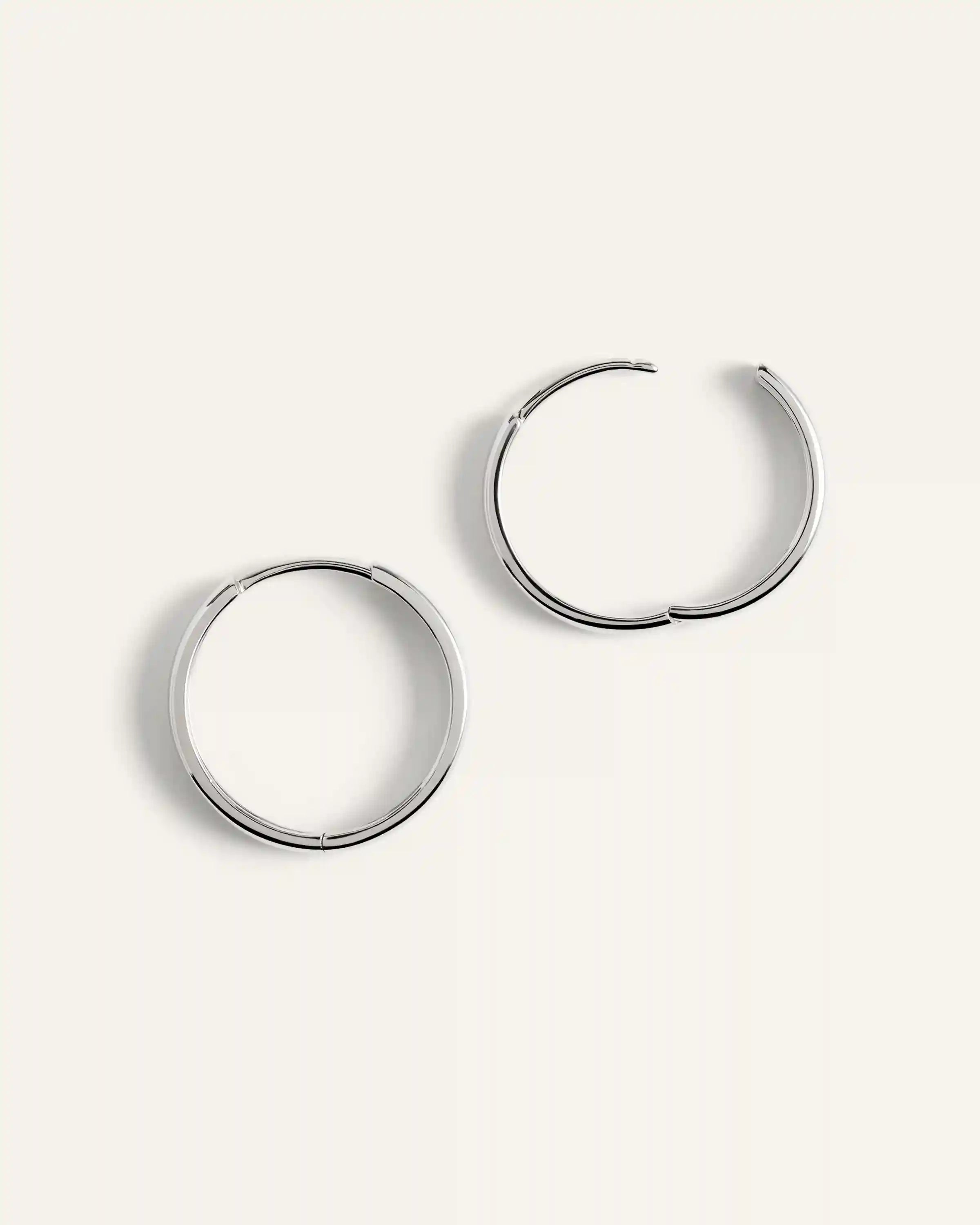 14K Gold Bold Hoops