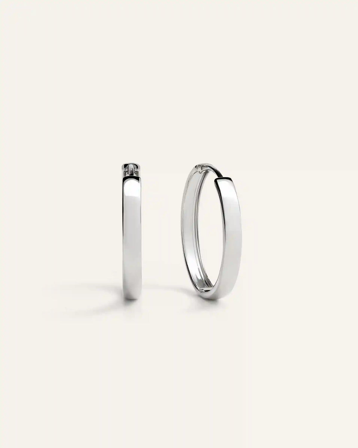 14K Gold Bold Hoops