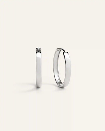 14K Gold Bold Hoops