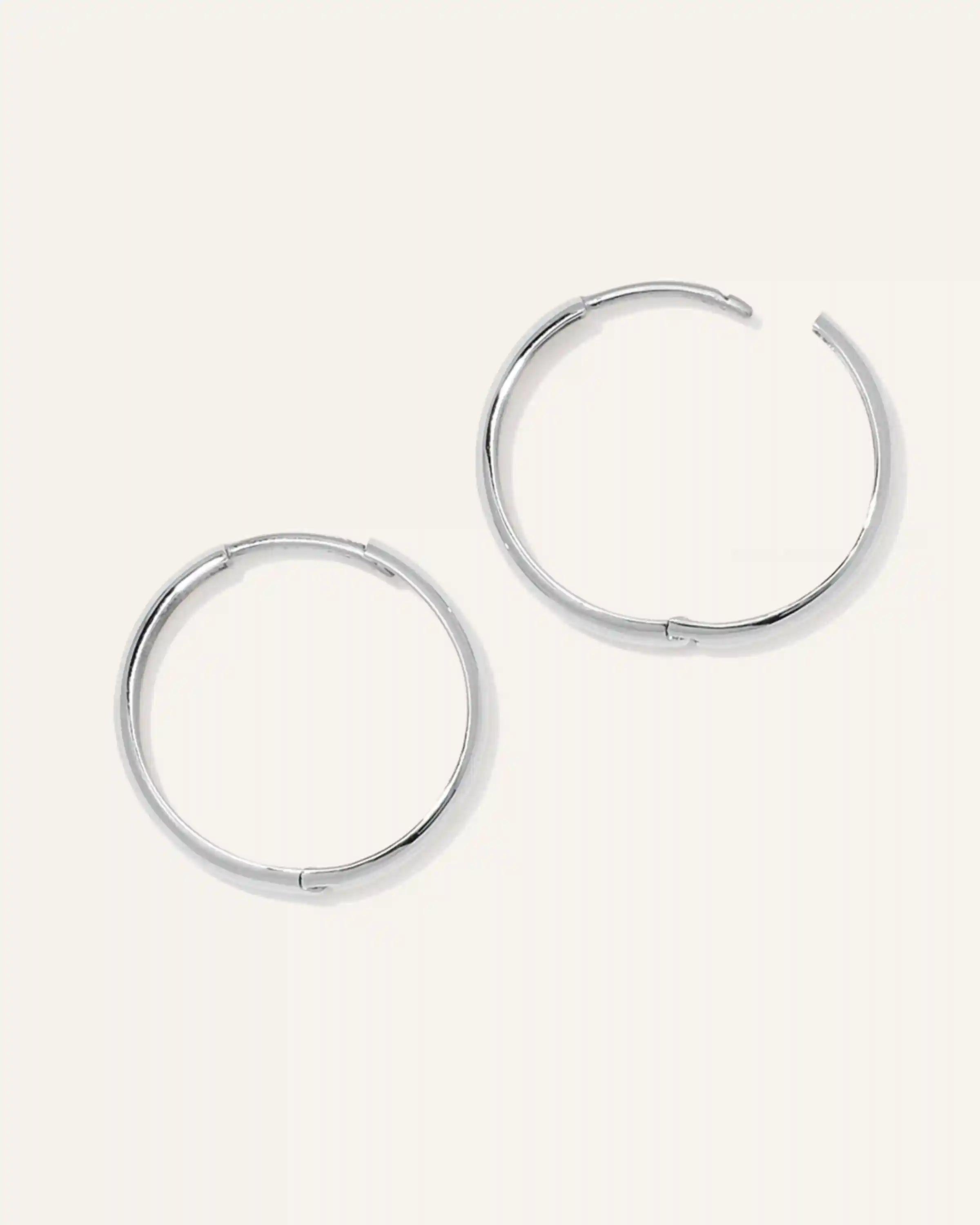 14K Gold Bold Hoops