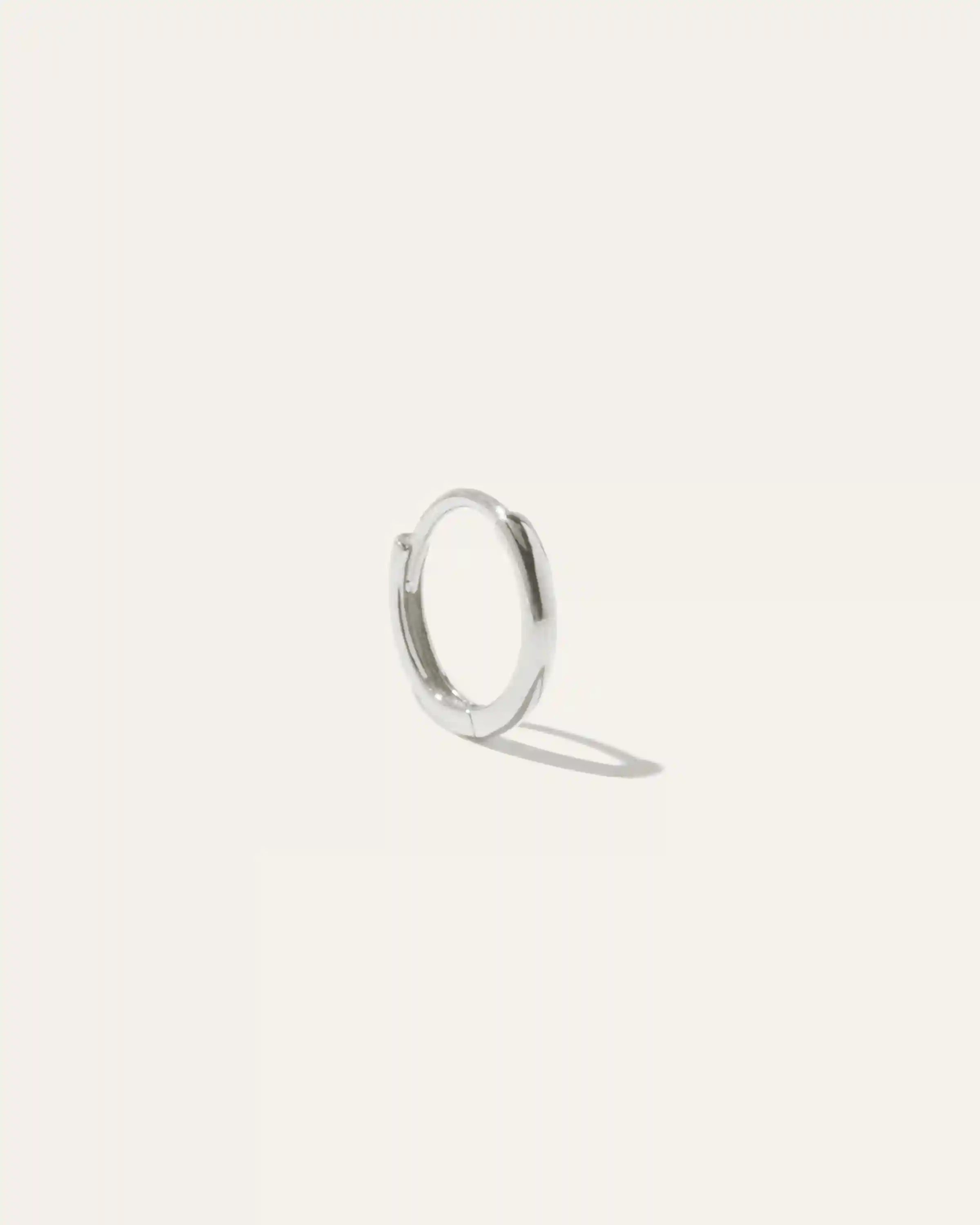 14K Gold Second Piercing Tiny Huggie - Single