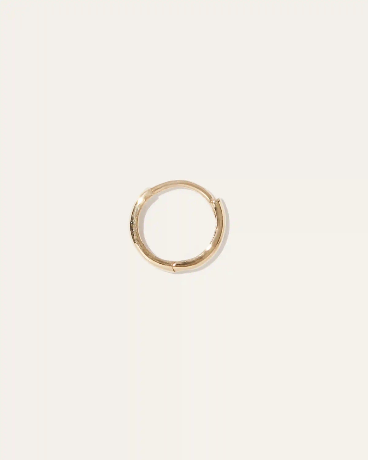 14K Gold Second Piercing Tiny Huggie - Single