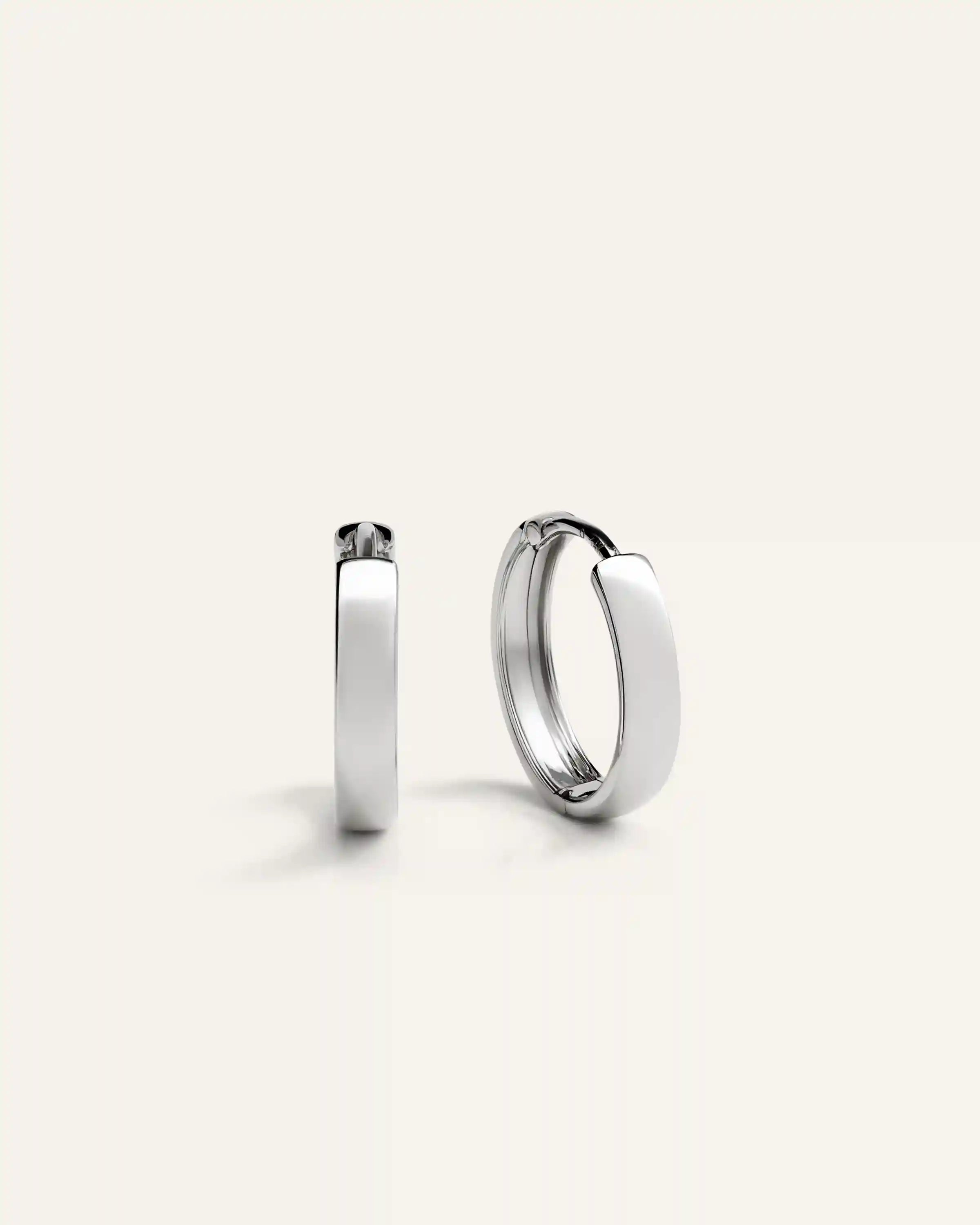 14K Gold Bold Hoops