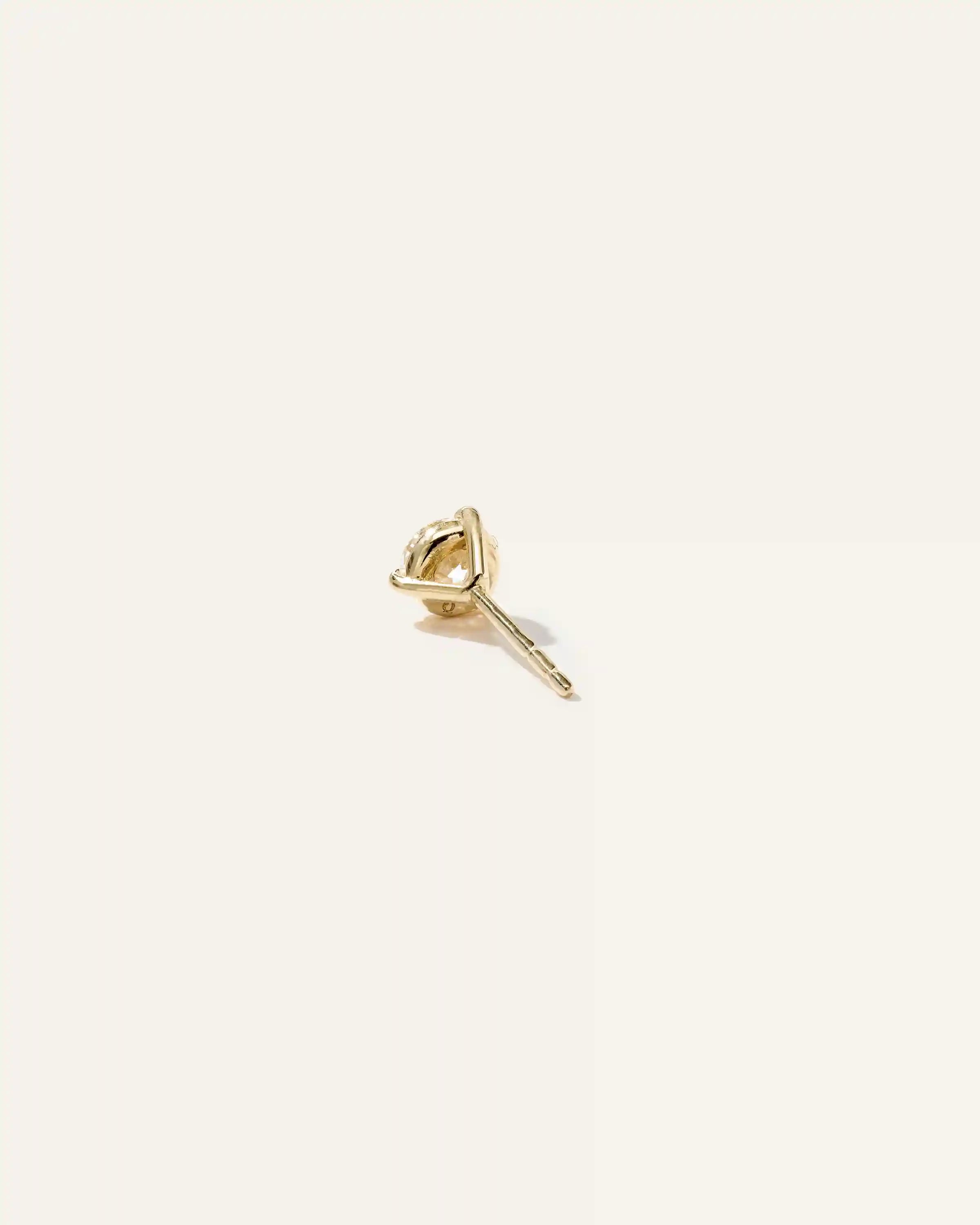 14K Gold Lab Grown Diamond Martini Studs - 0.50ctw