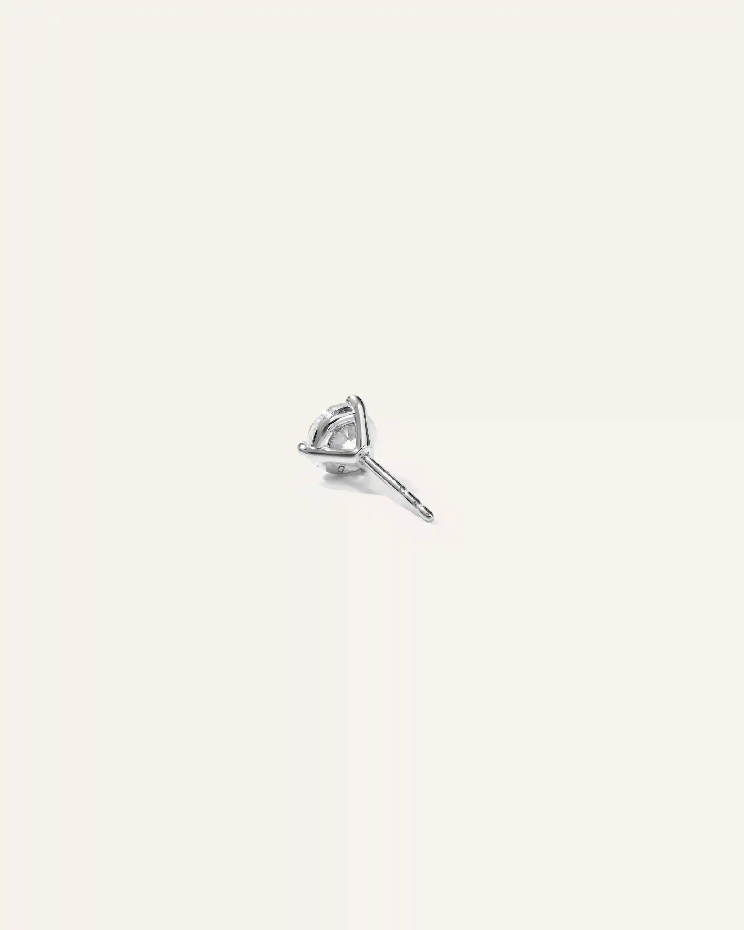 14K Gold Lab Grown Diamond Martini Studs - 1ctw