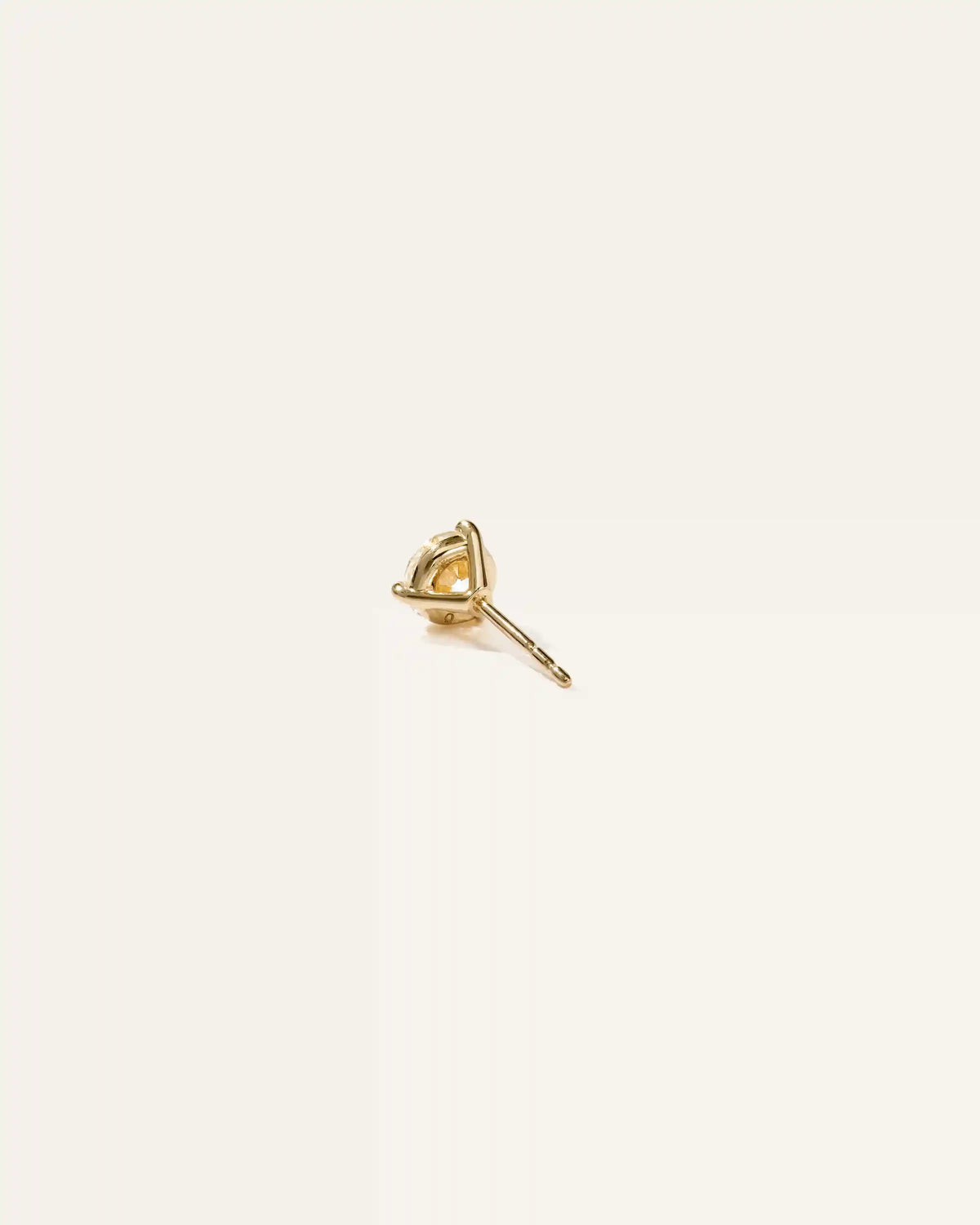 14K Gold Lab Grown Diamond Martini Studs - 1ctw