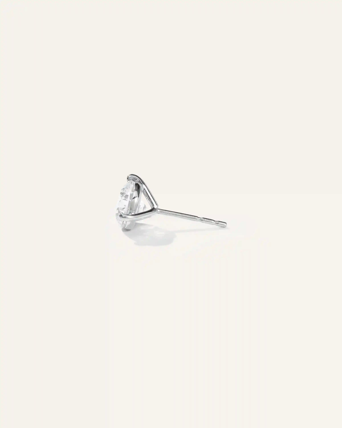 14K Gold Lab Grown Diamond Martini Studs - 2ctw