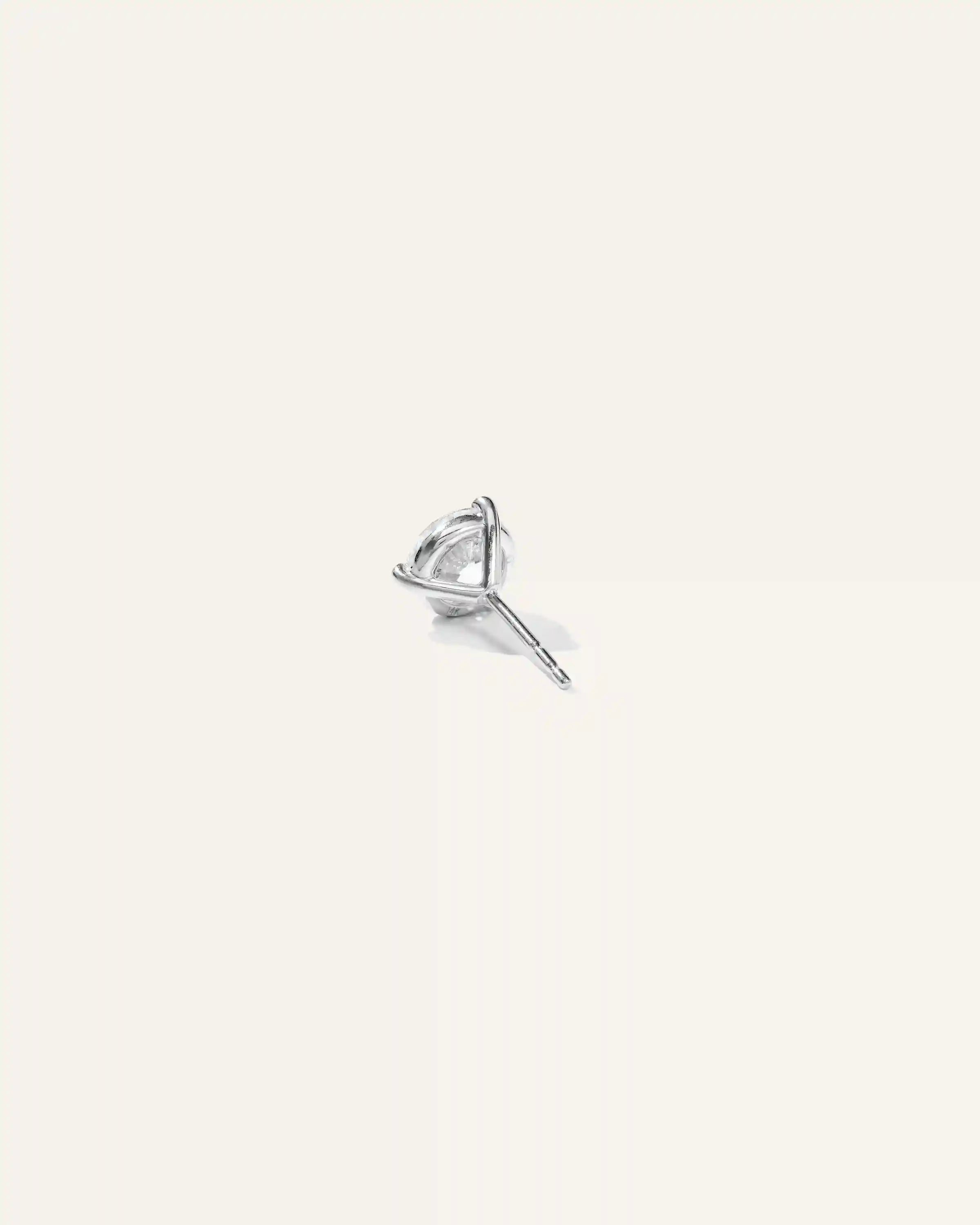 14K Gold Lab Grown Diamond Martini Studs - 2ctw