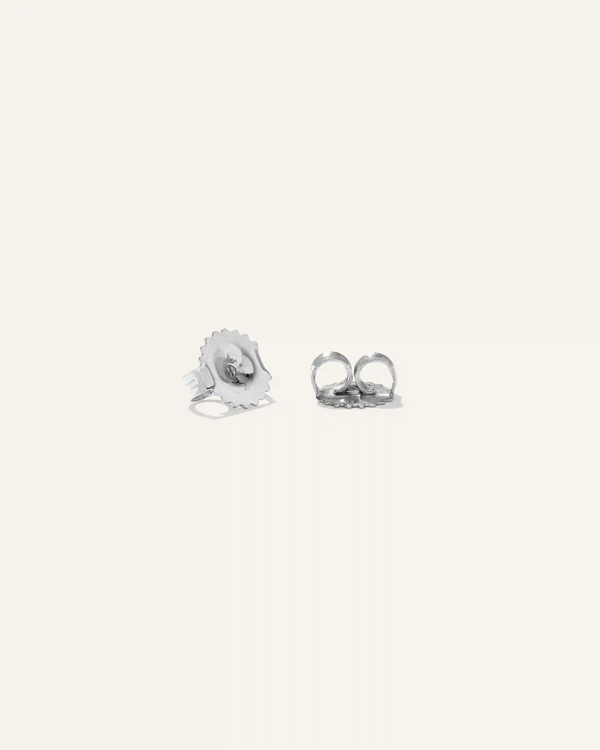 14K Gold Lab Grown Diamond Princess Solitaire Studs - 2ctw