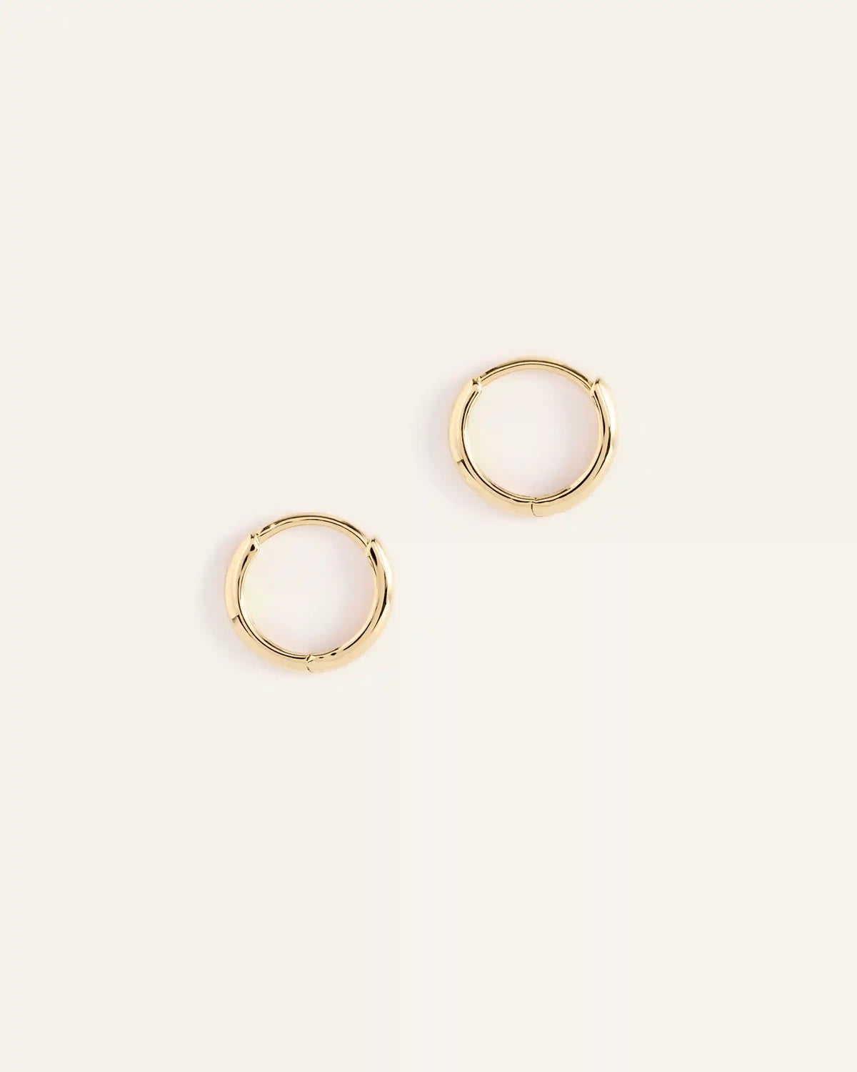 14K Gold Bold Hoops