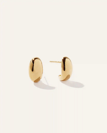 Globe Huggie Hoops