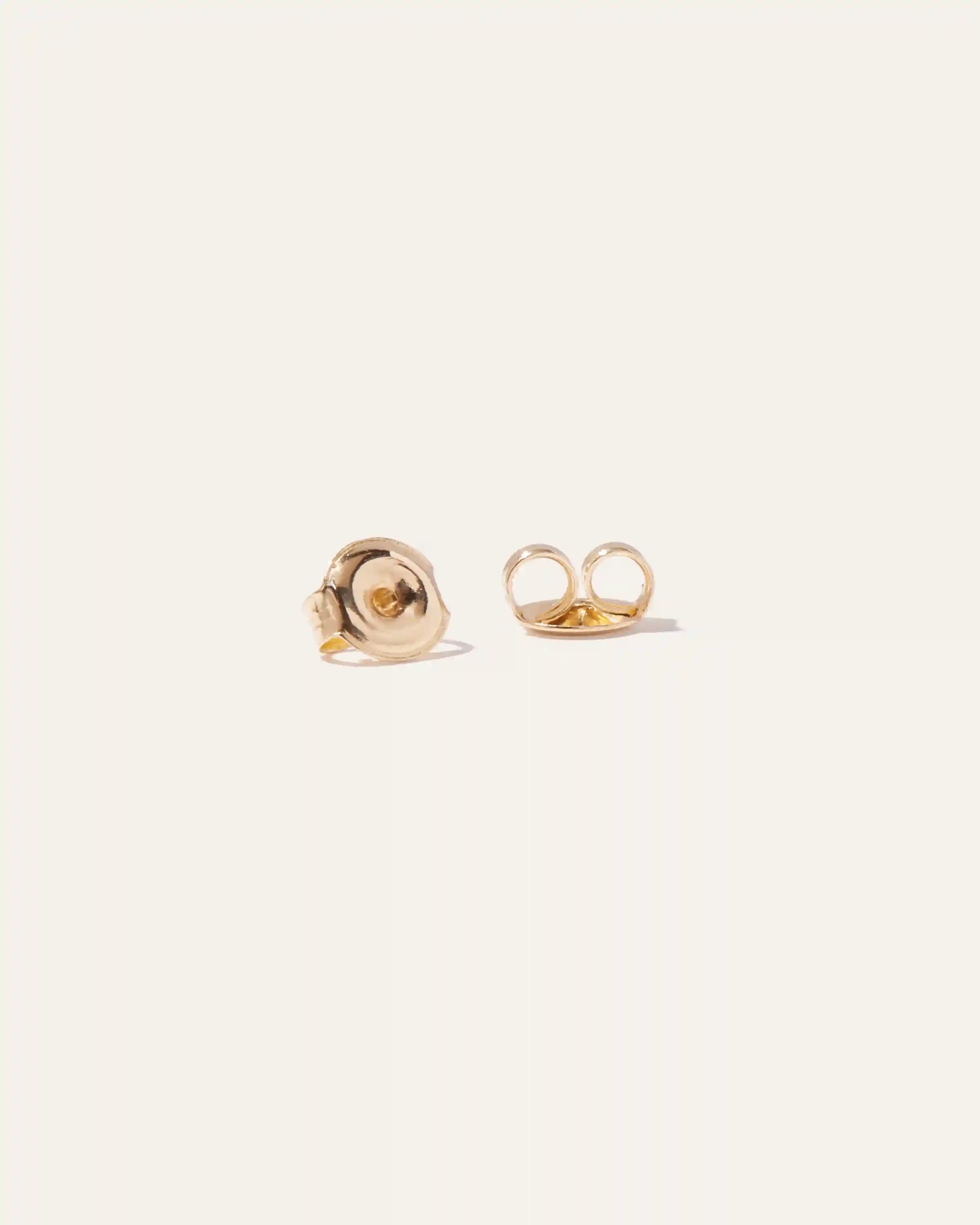 14K Gold Pearl and Diamond Petite Odette Studs