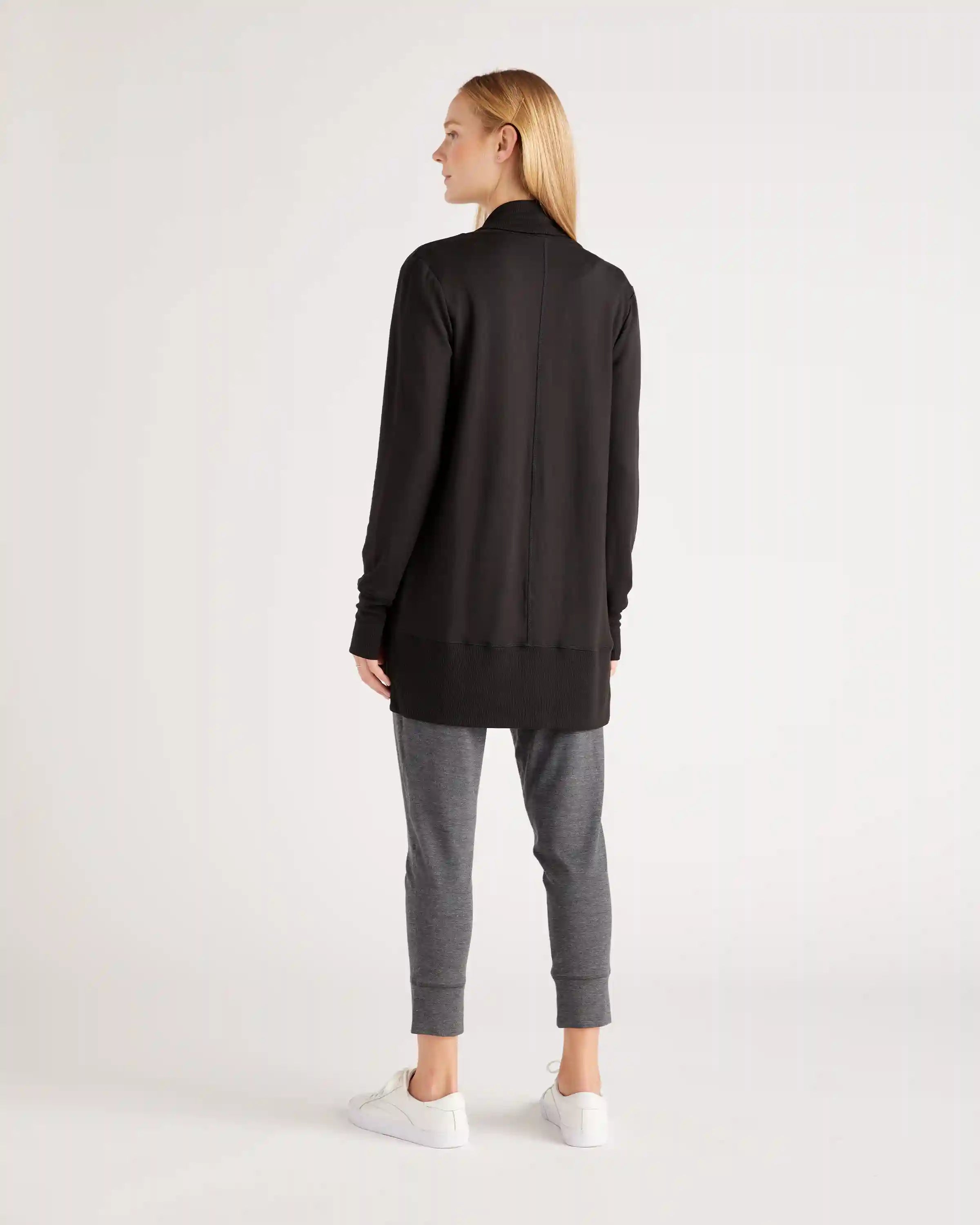 French Terry Modal Cardigan