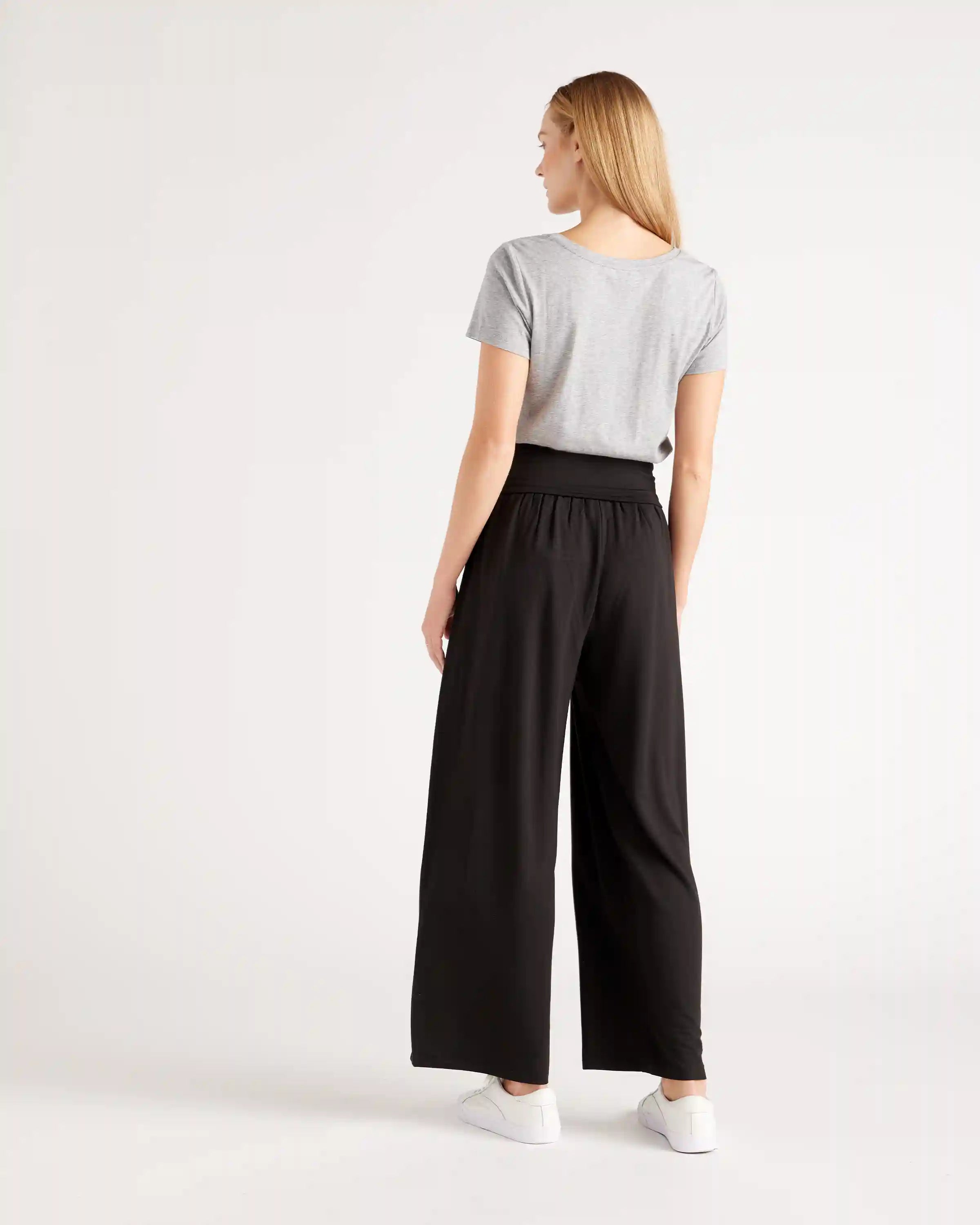 French Terry Modal Wide Leg Pants