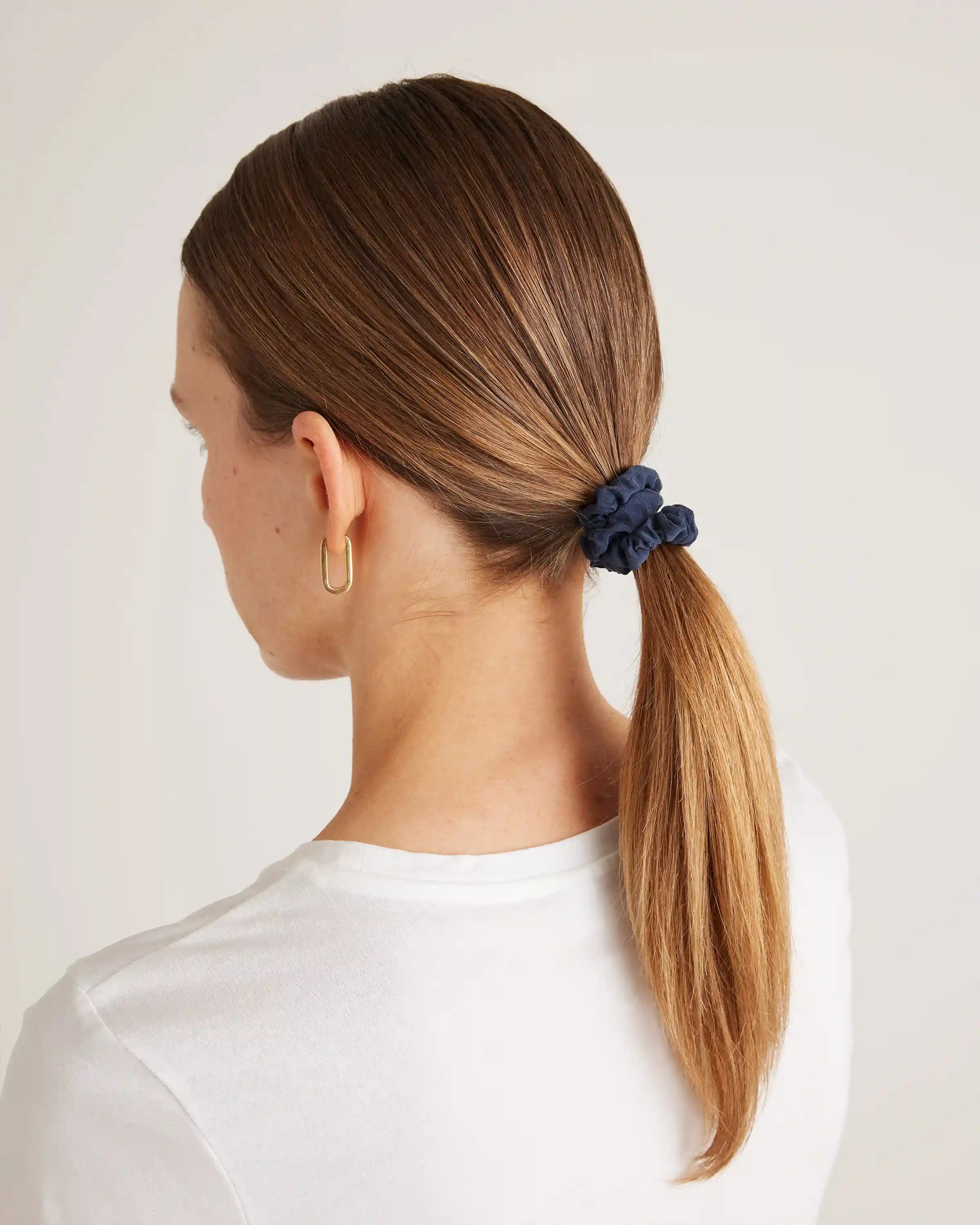 100% Washable Silk Skinny Scrunchies