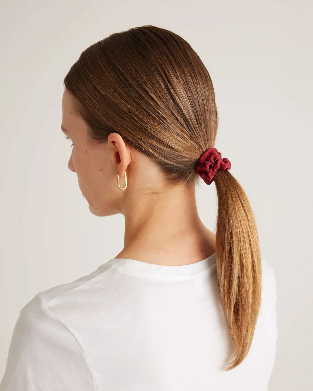 100% Washable Silk Skinny Scrunchies
