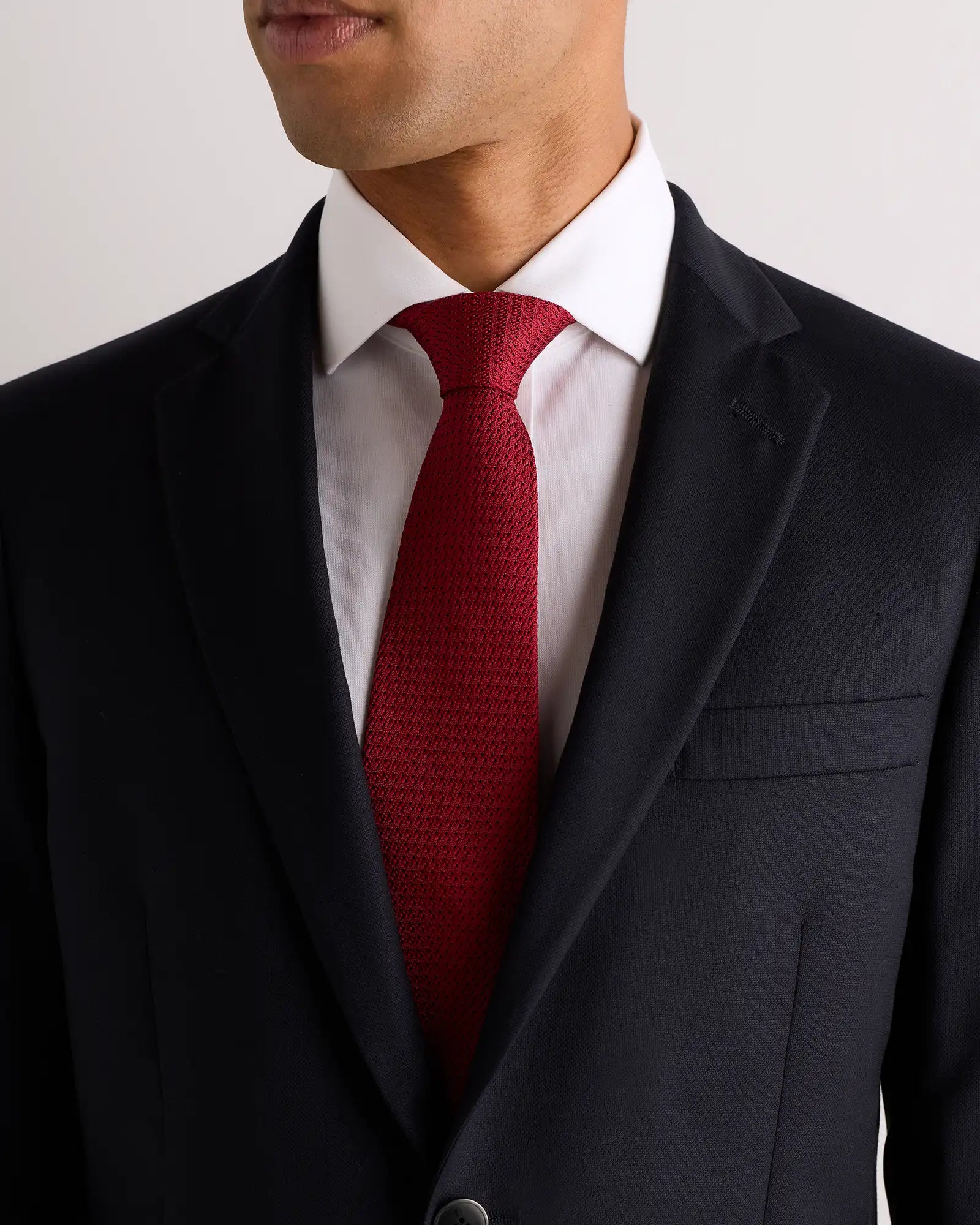 100% Silk Grenadine Tie