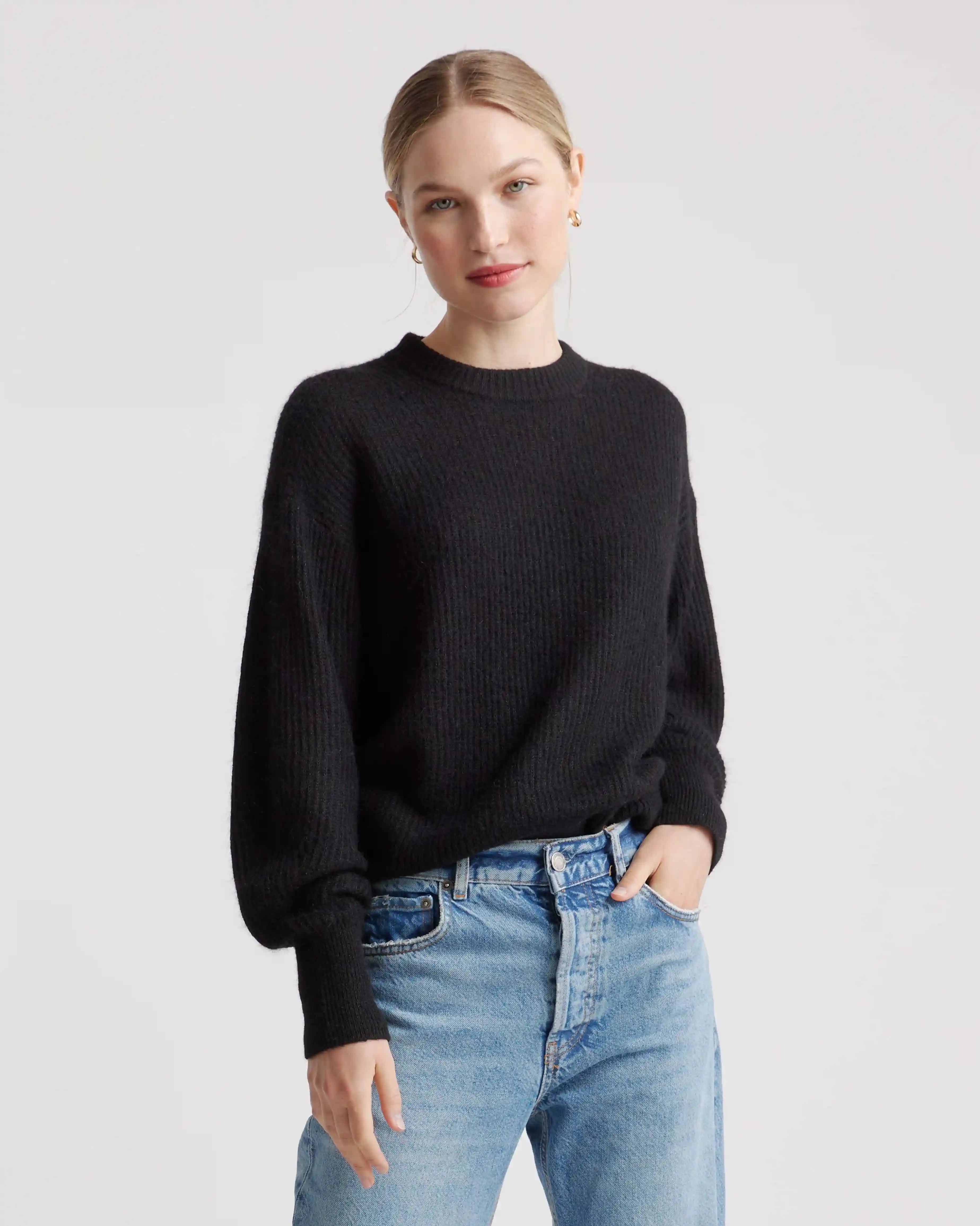 Baby Alpaca-Wool Crew