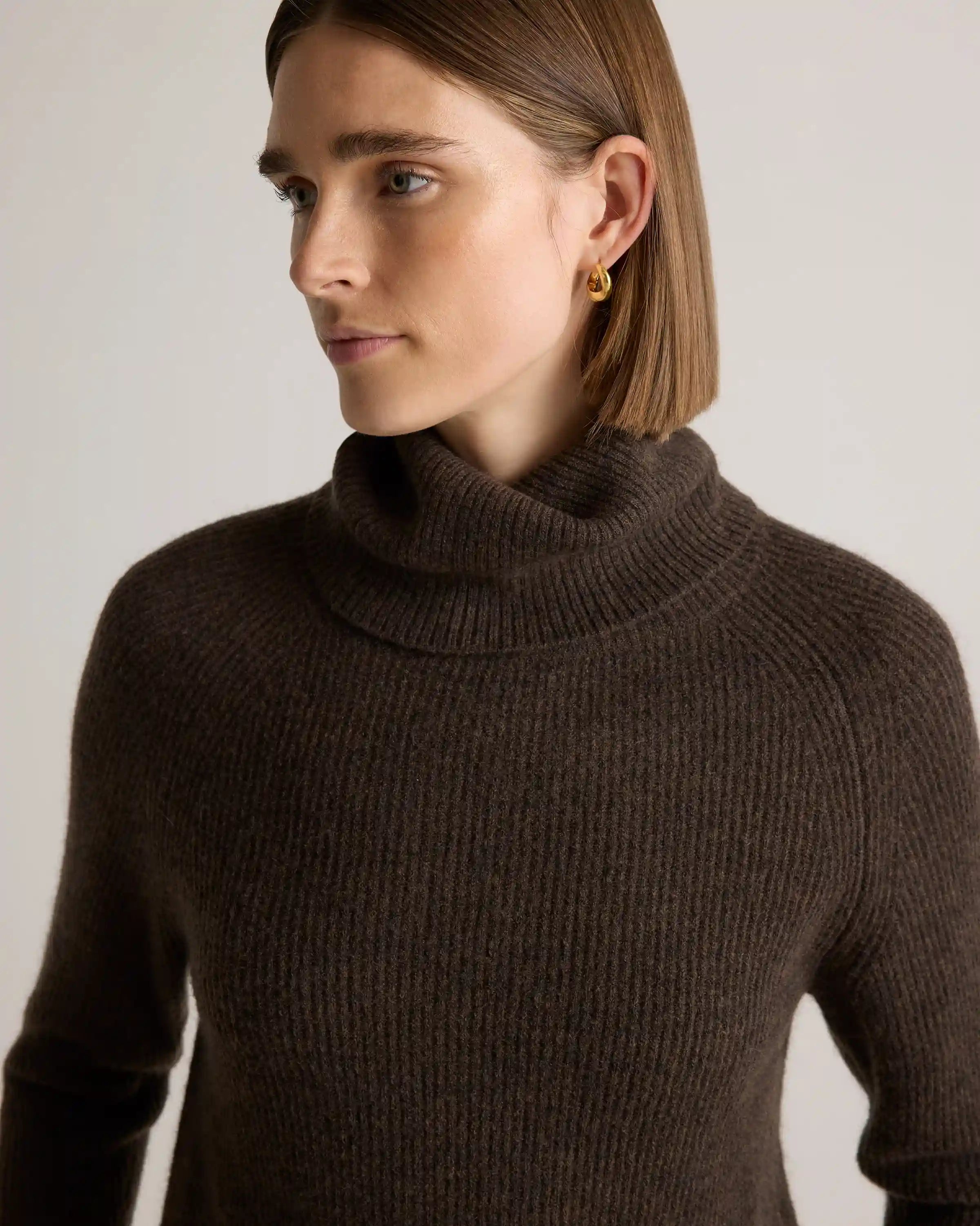 Baby Alpaca-Wool Turtleneck