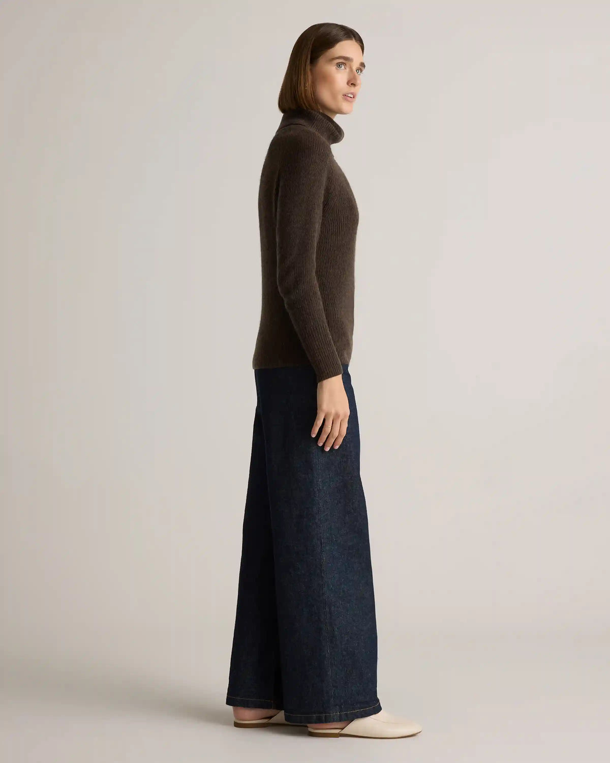 Baby Alpaca-Wool Turtleneck