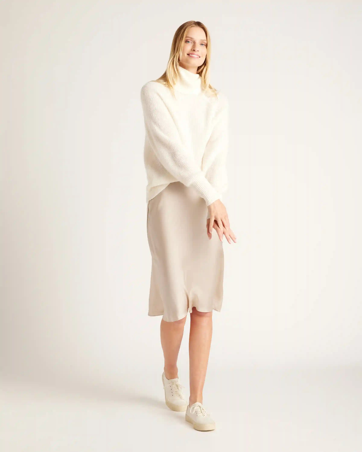 Baby Alpaca-Wool Turtleneck