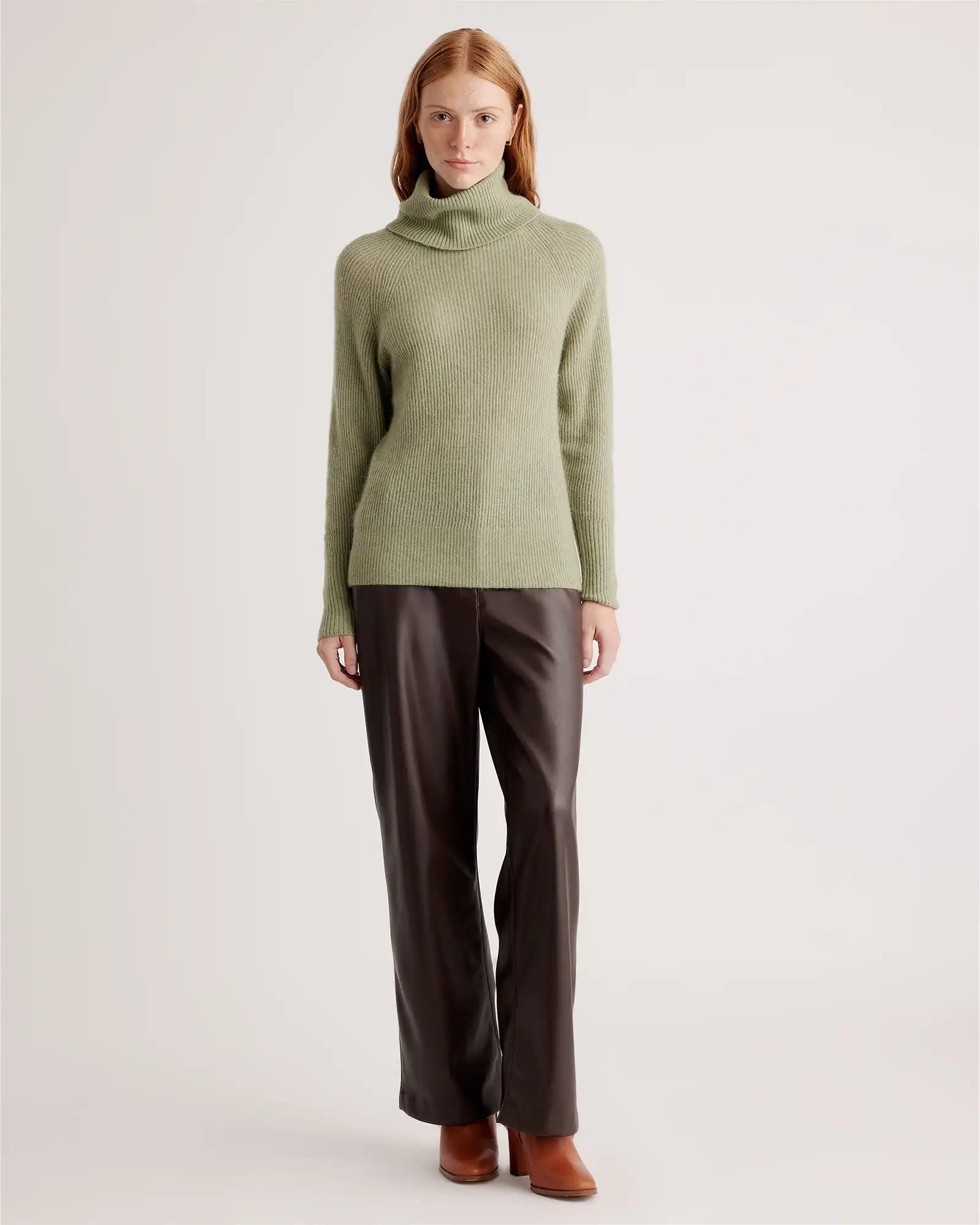Baby Alpaca-Wool Turtleneck