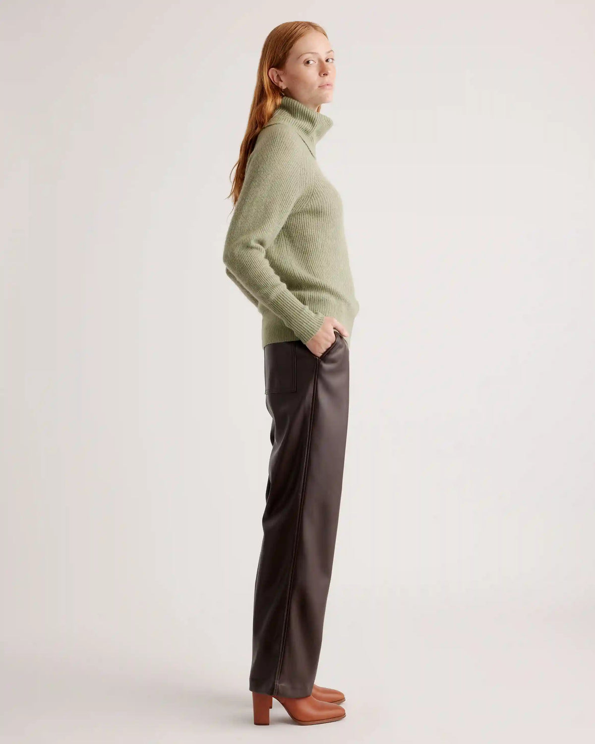 Baby Alpaca-Wool Turtleneck
