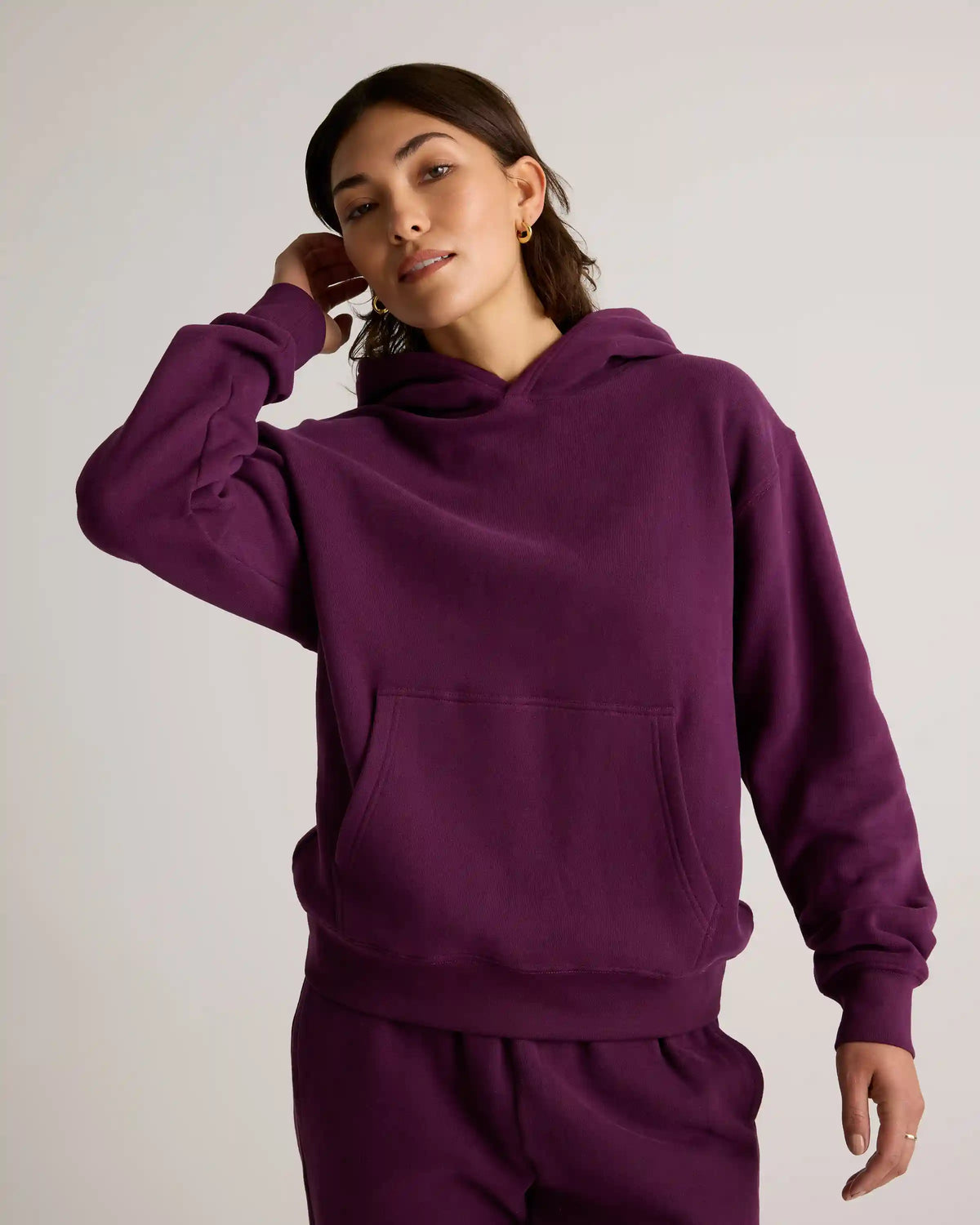Organic Heavyweight Fleece Boyfriend Hoodie