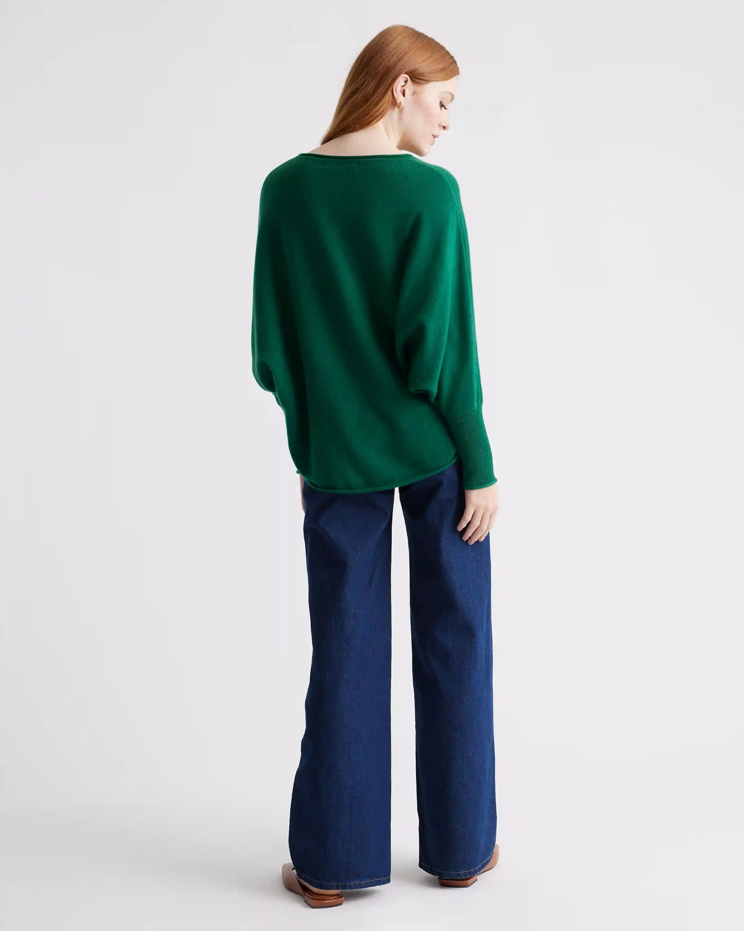 Mongolian Cashmere Batwing Sweater