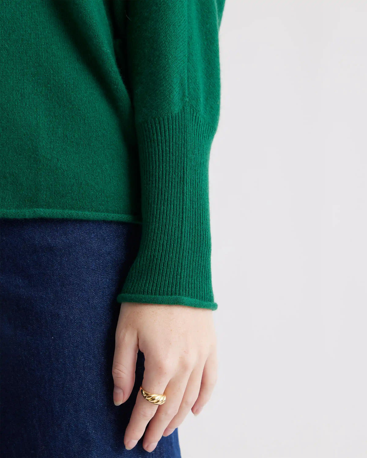 Mongolian Cashmere Batwing Sweater
