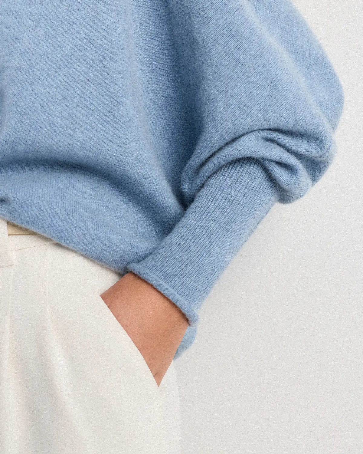 Mongolian Cashmere Batwing Sweater