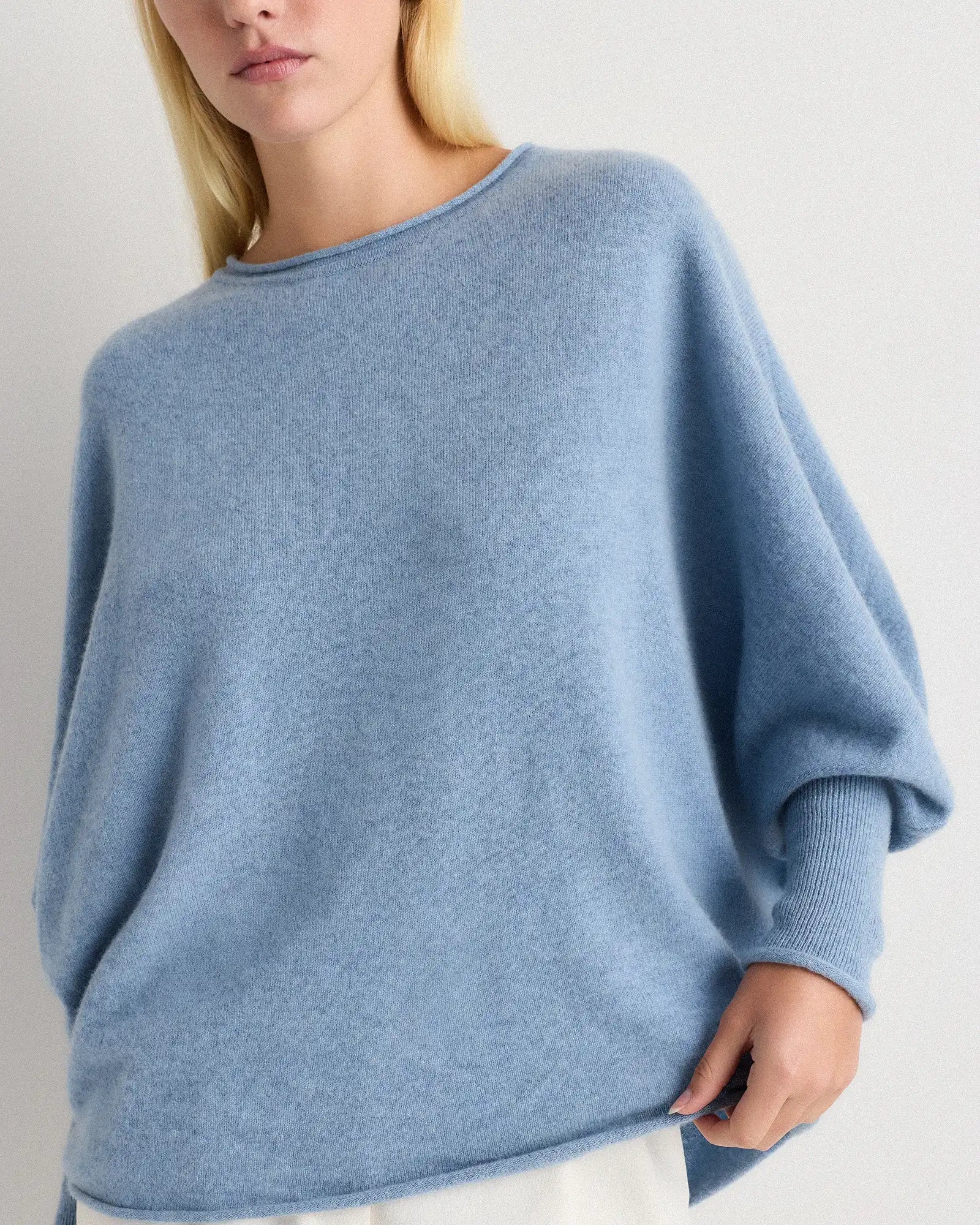 Mongolian Cashmere Batwing Sweater