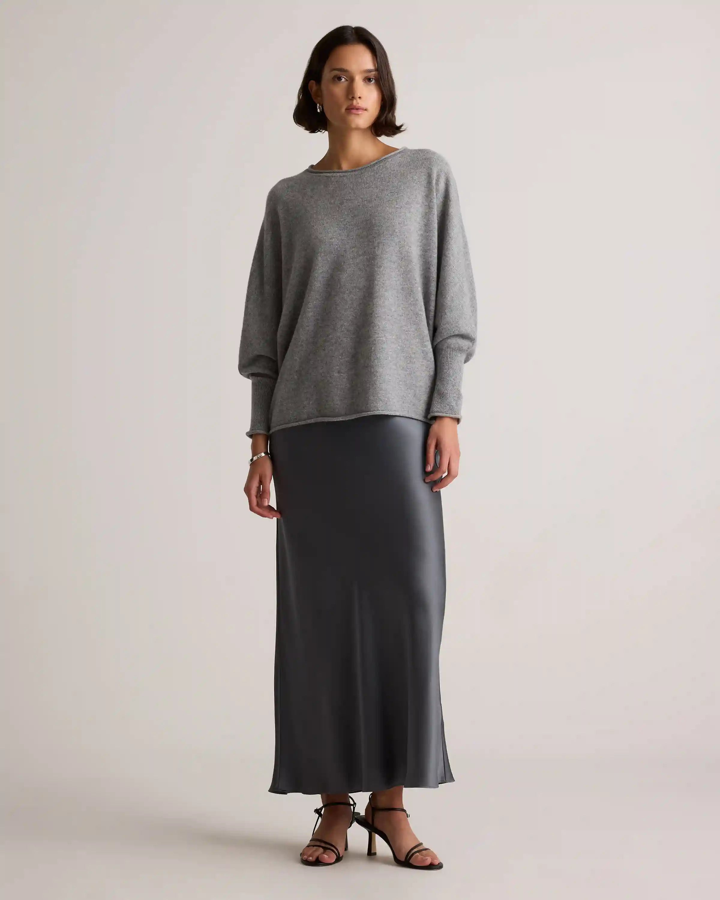 Mongolian Cashmere Batwing Sweater