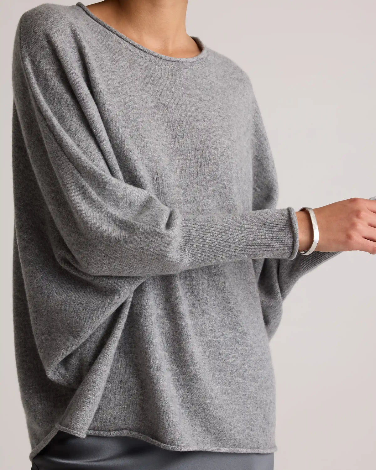 Mongolian Cashmere Batwing Sweater